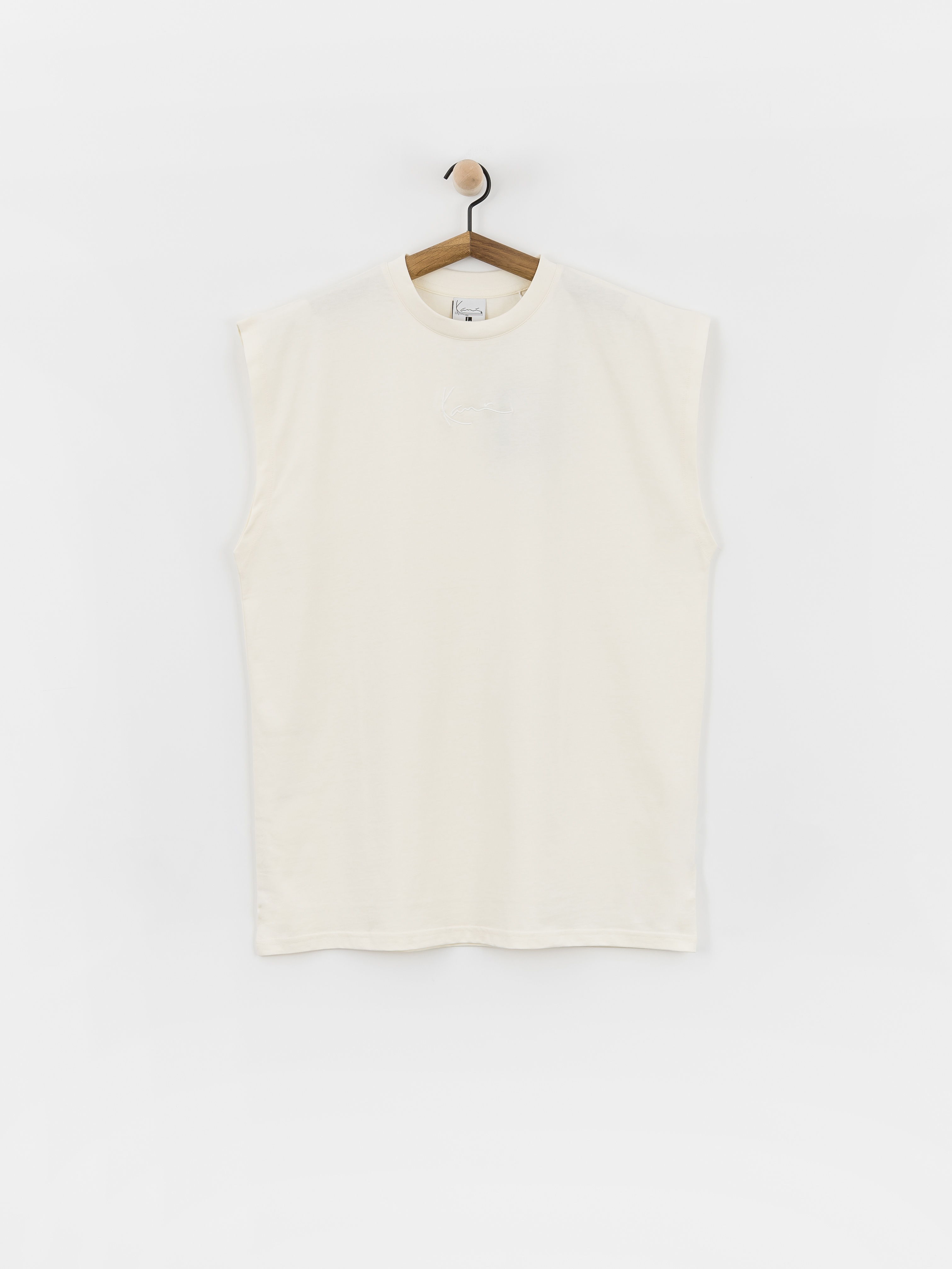 Koszulka Karl Kani Small Signature Essential Sleeveless (off white)