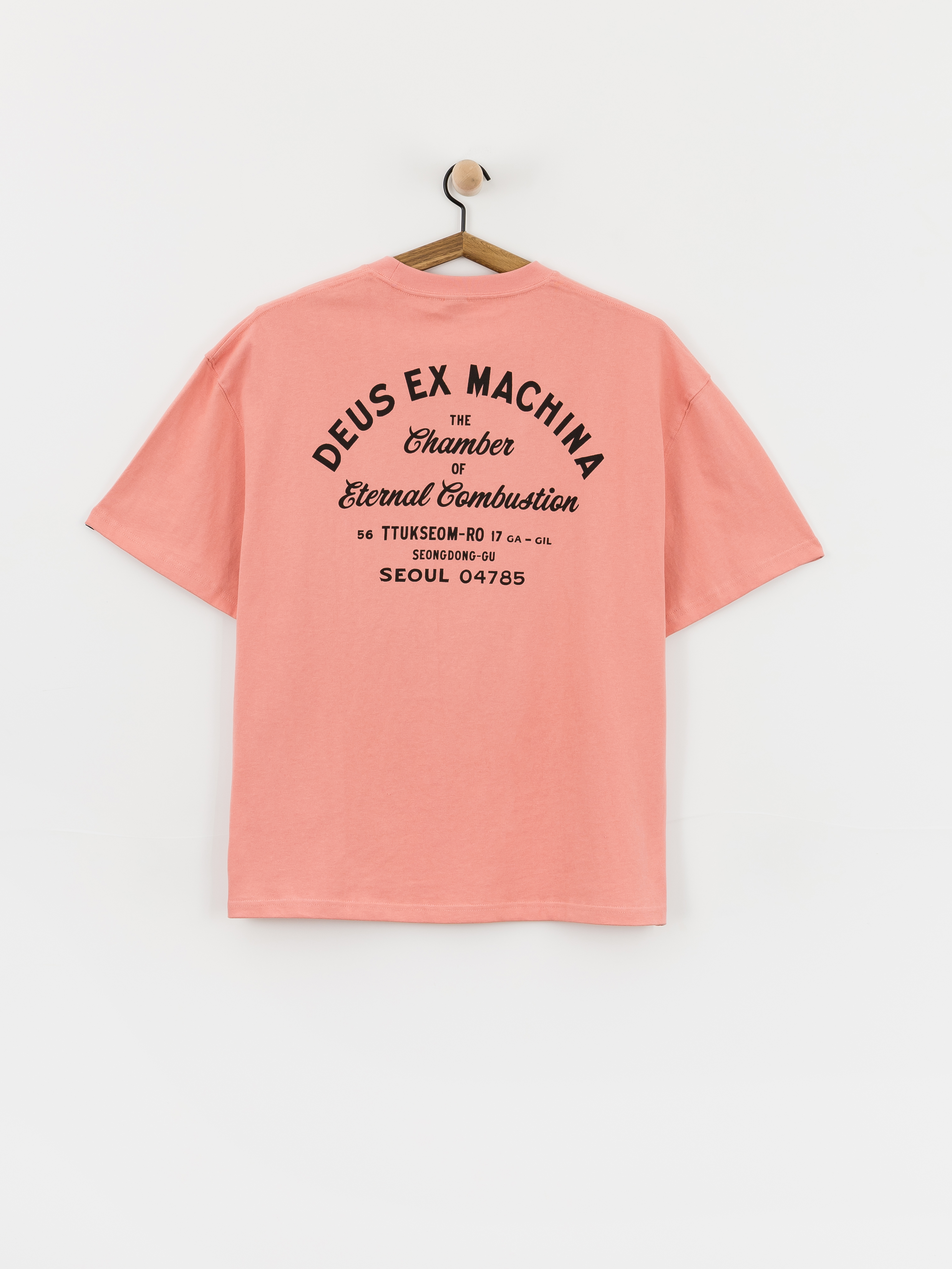 T-shirt Deus Ex Machina Seoul Sign (lobster bisque pink)