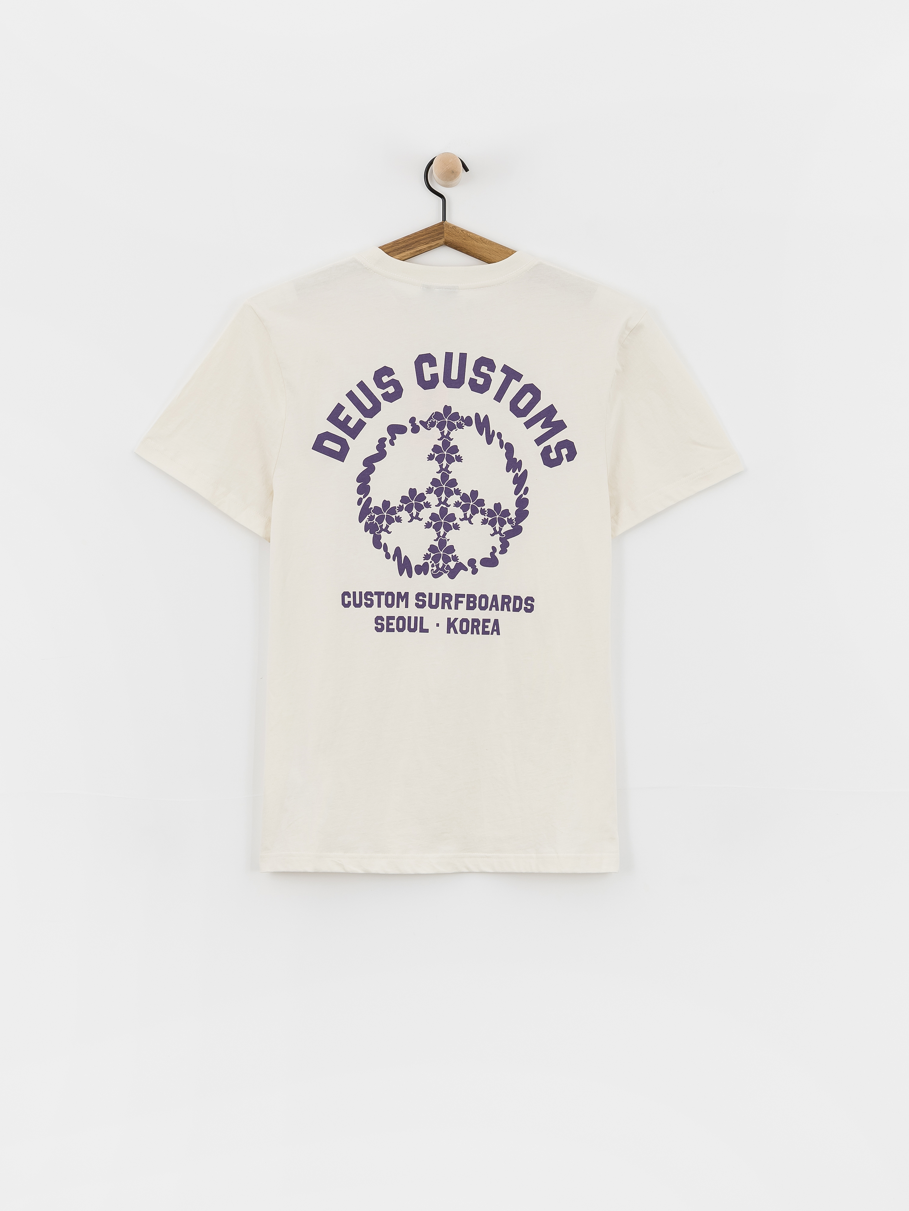 T-shirt Deus Ex Machina Fancy Pansy (vintage white)