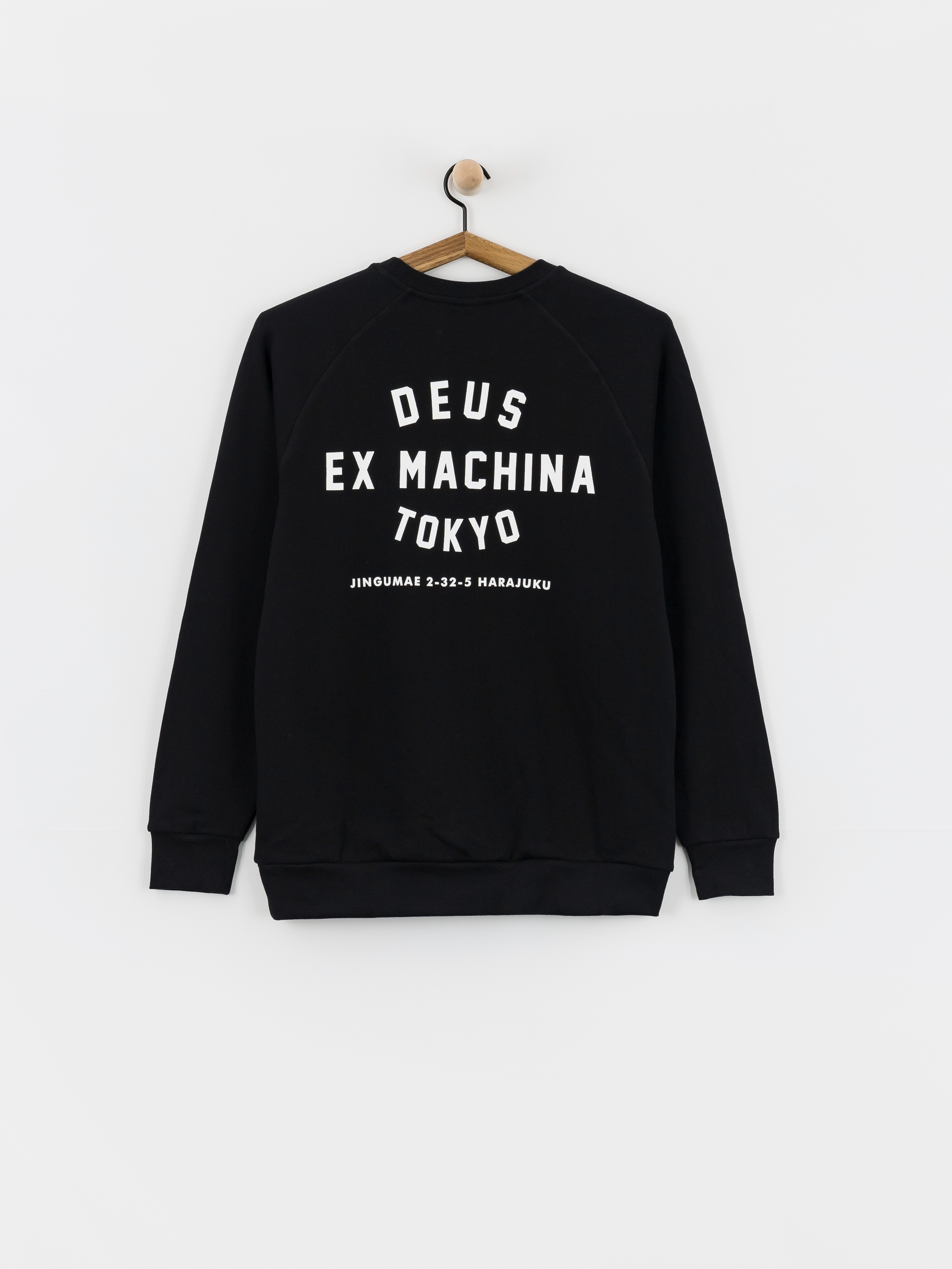 Bluza Deus Ex Machina Harajuku Address Crew (black)
