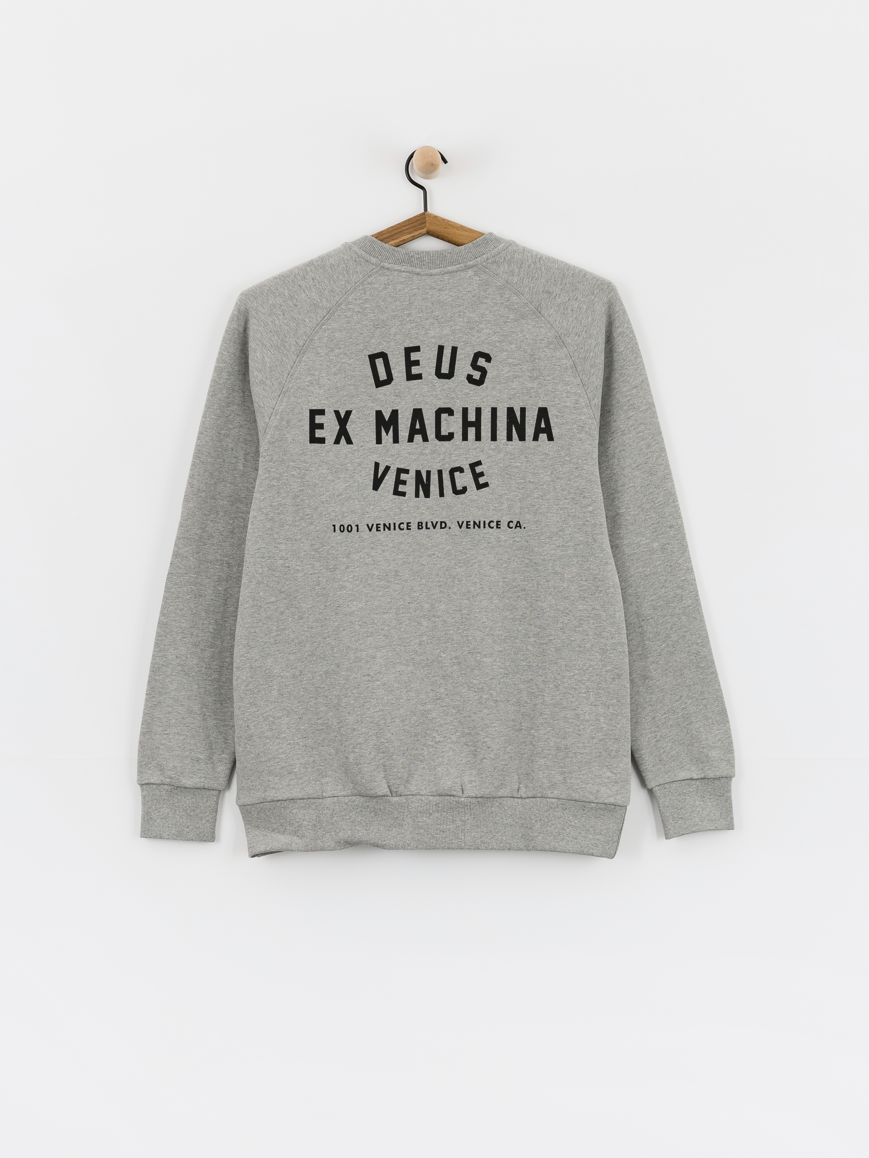 Bluza Deus Ex Machina Venice Address Crew (grey marle)