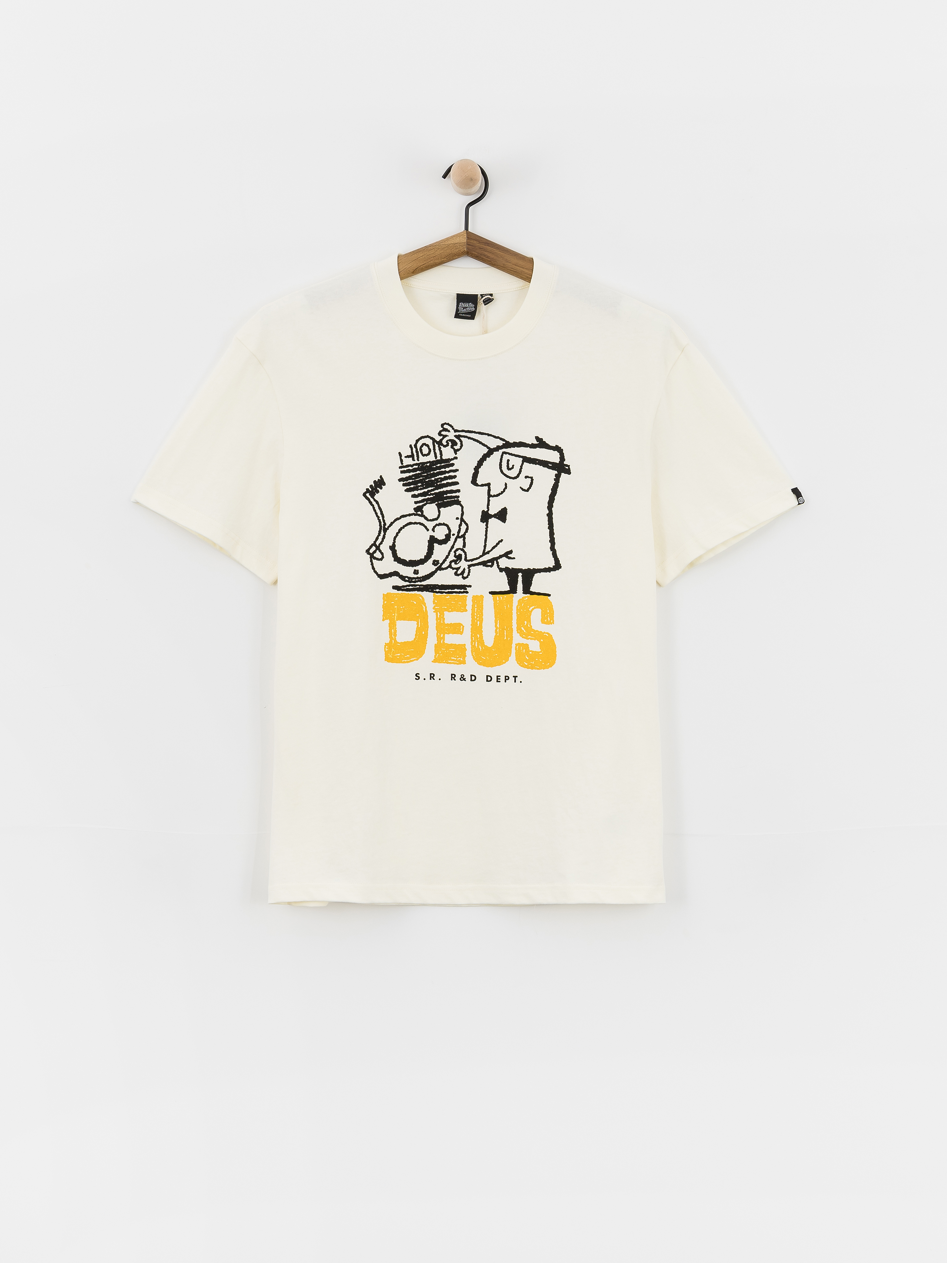 T-shirt Deus Ex Machina Erasarolgy (pristine white)