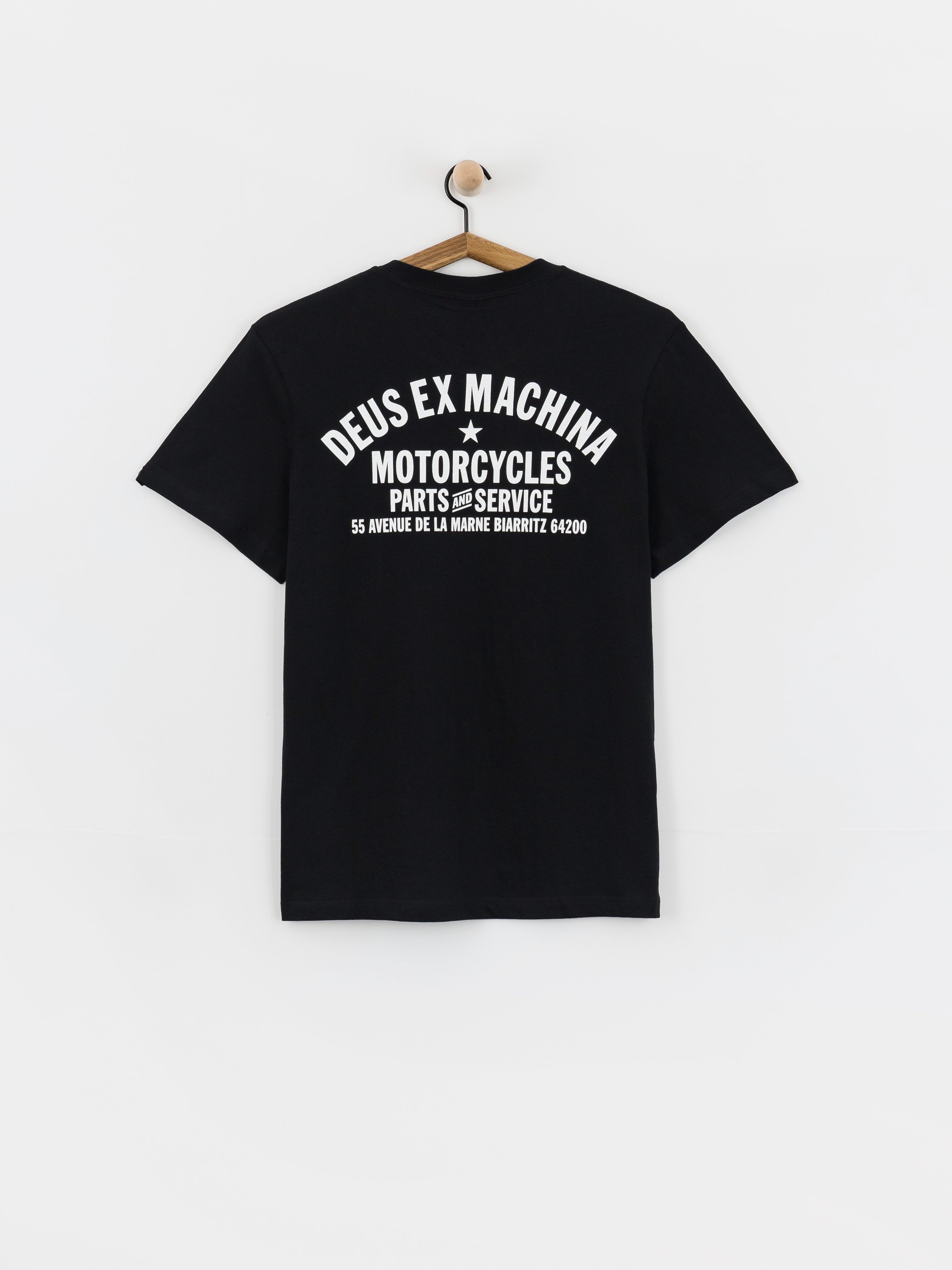 T-shirt Deus Ex Machina Biarritz Address (black)
