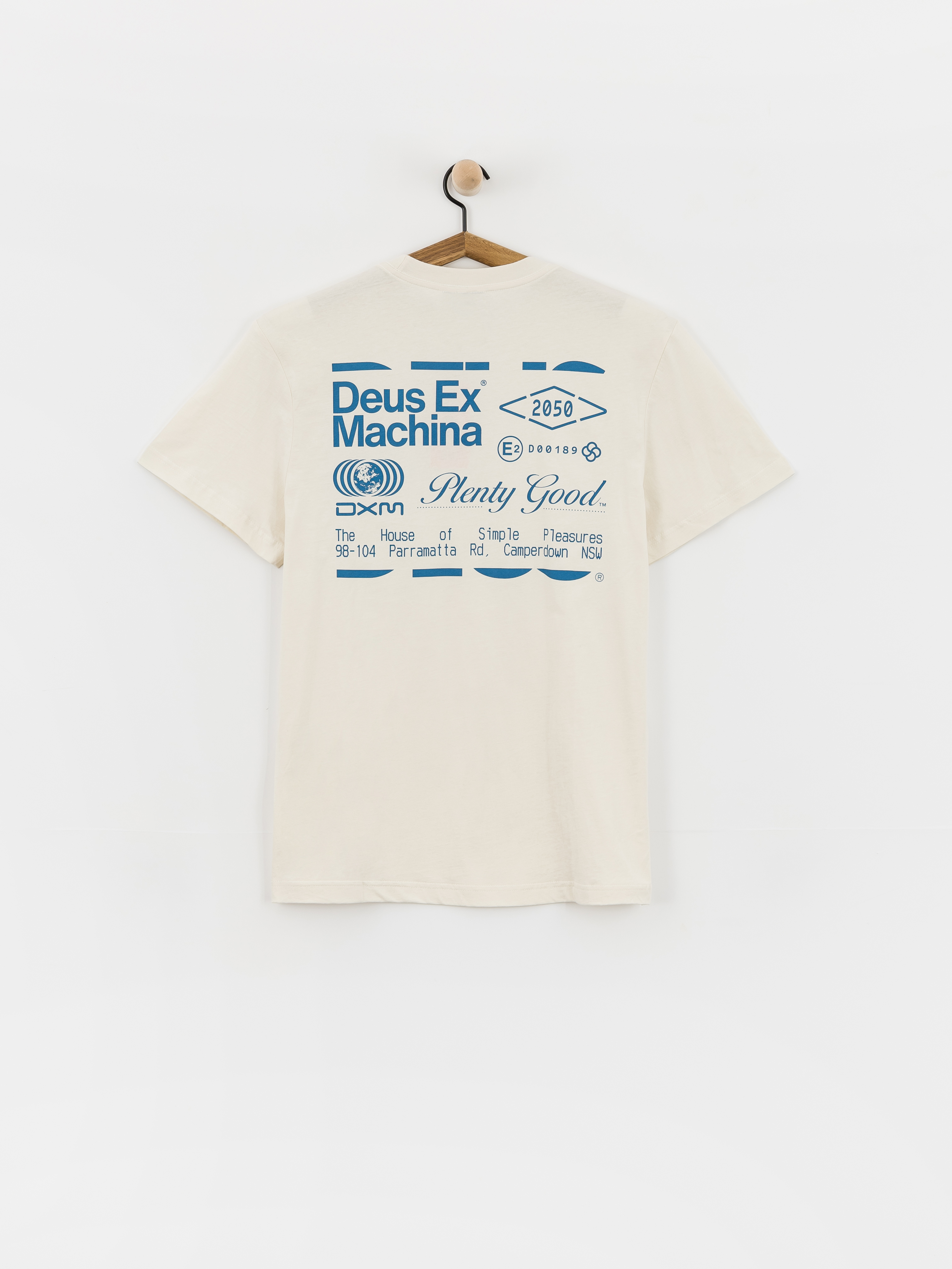 T-shirt Deus Ex Machina Plenty Good (vintage white)
