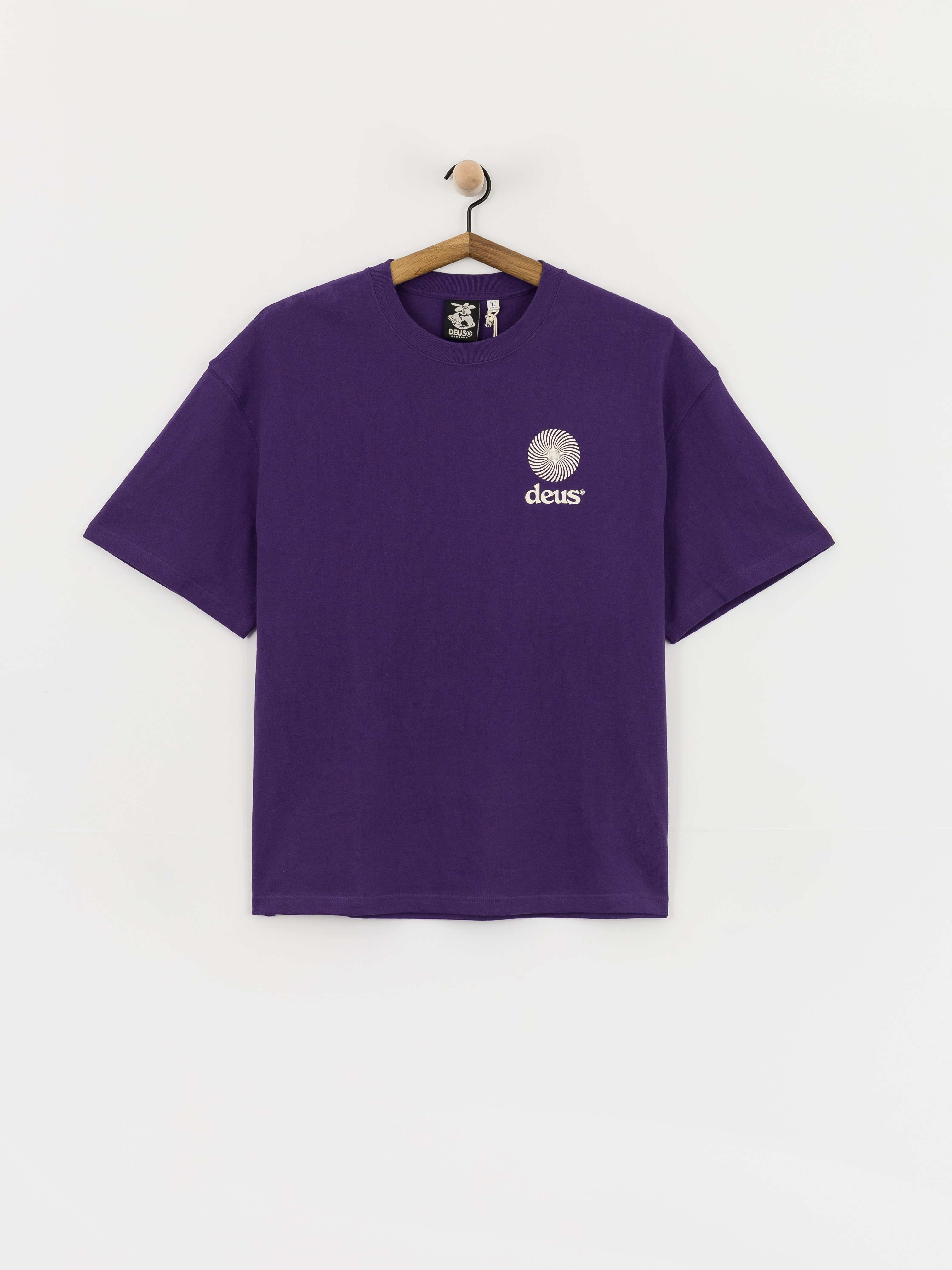 T-shirt Deus Ex Machina Strata (violet indigo)