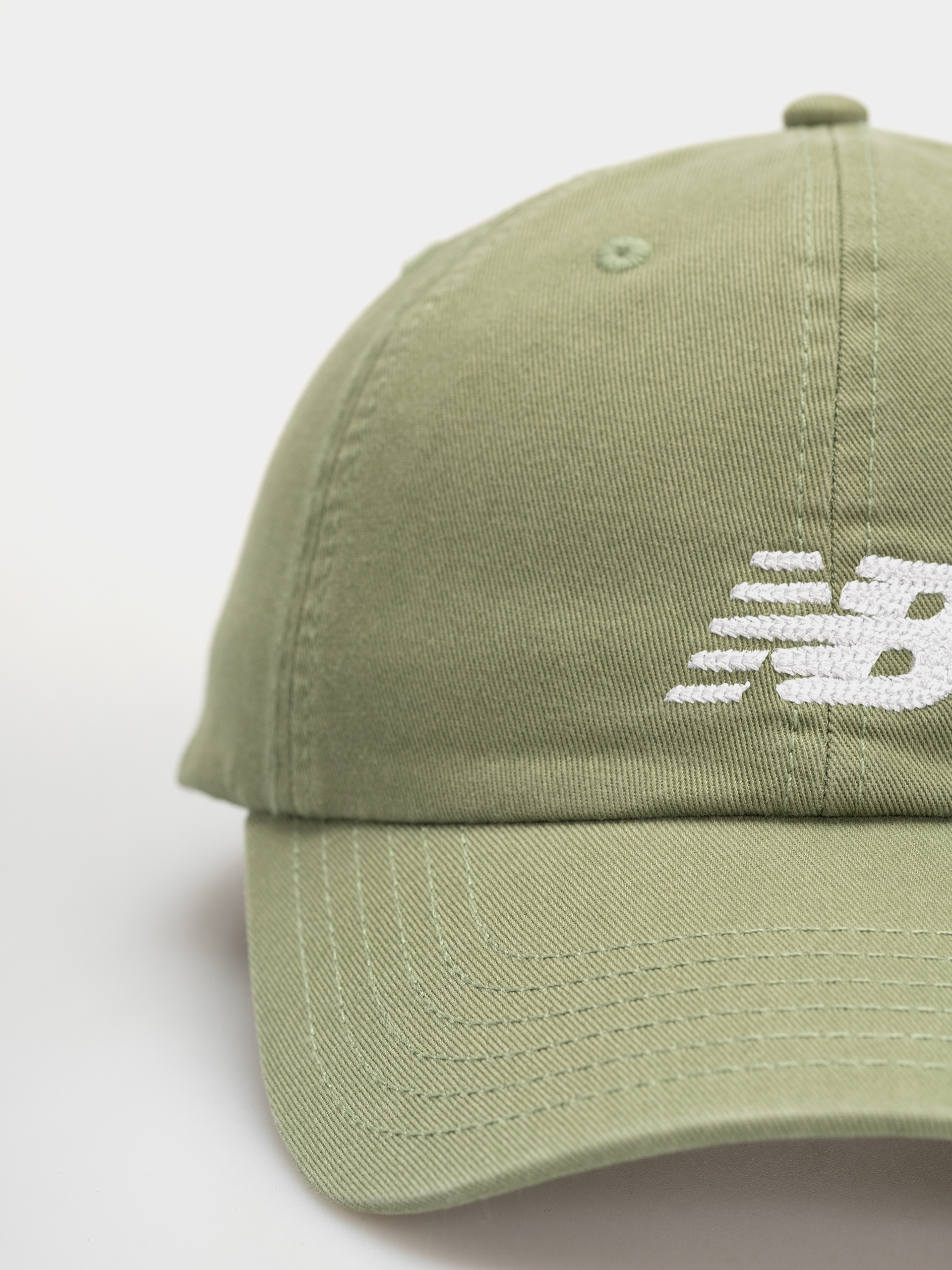 Czapka z daszkiem New Balance 6 Panel Chain Stitch Logo (oregano)