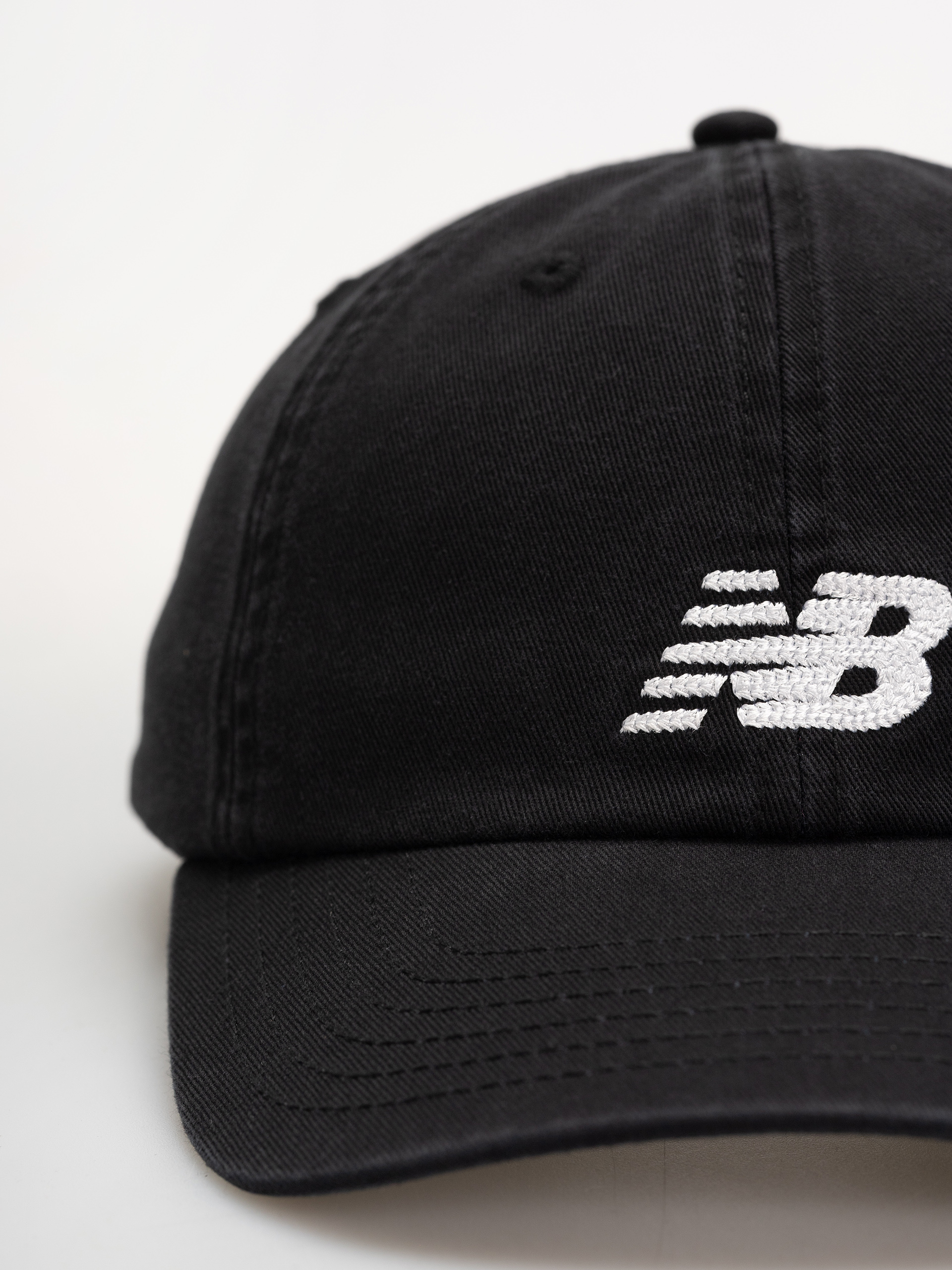 Czapka z daszkiem New Balance 6 Panel Chain Stitch Logo (black)
