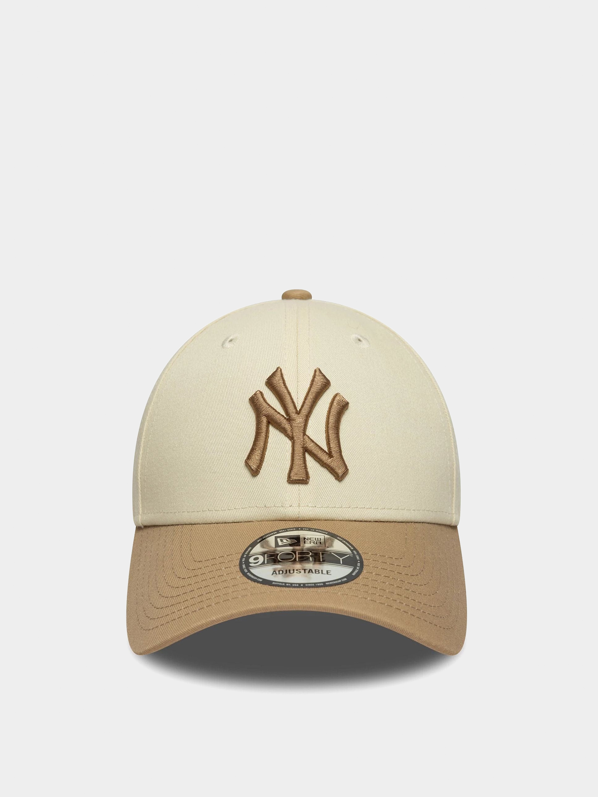 Czapka z daszkiem New Era Colour Block 9Forty New York Yankees (light cream/camel)