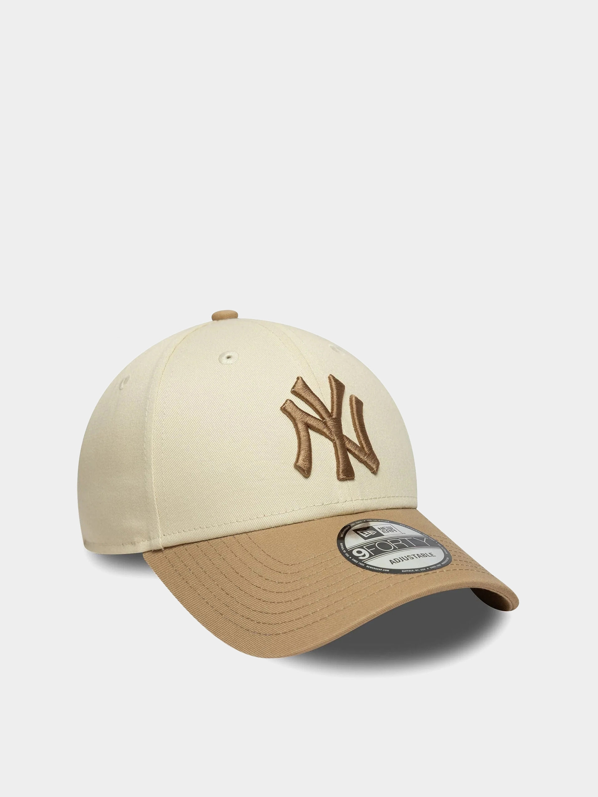 Czapka z daszkiem New Era Colour Block 9Forty New York Yankees (light cream/camel)