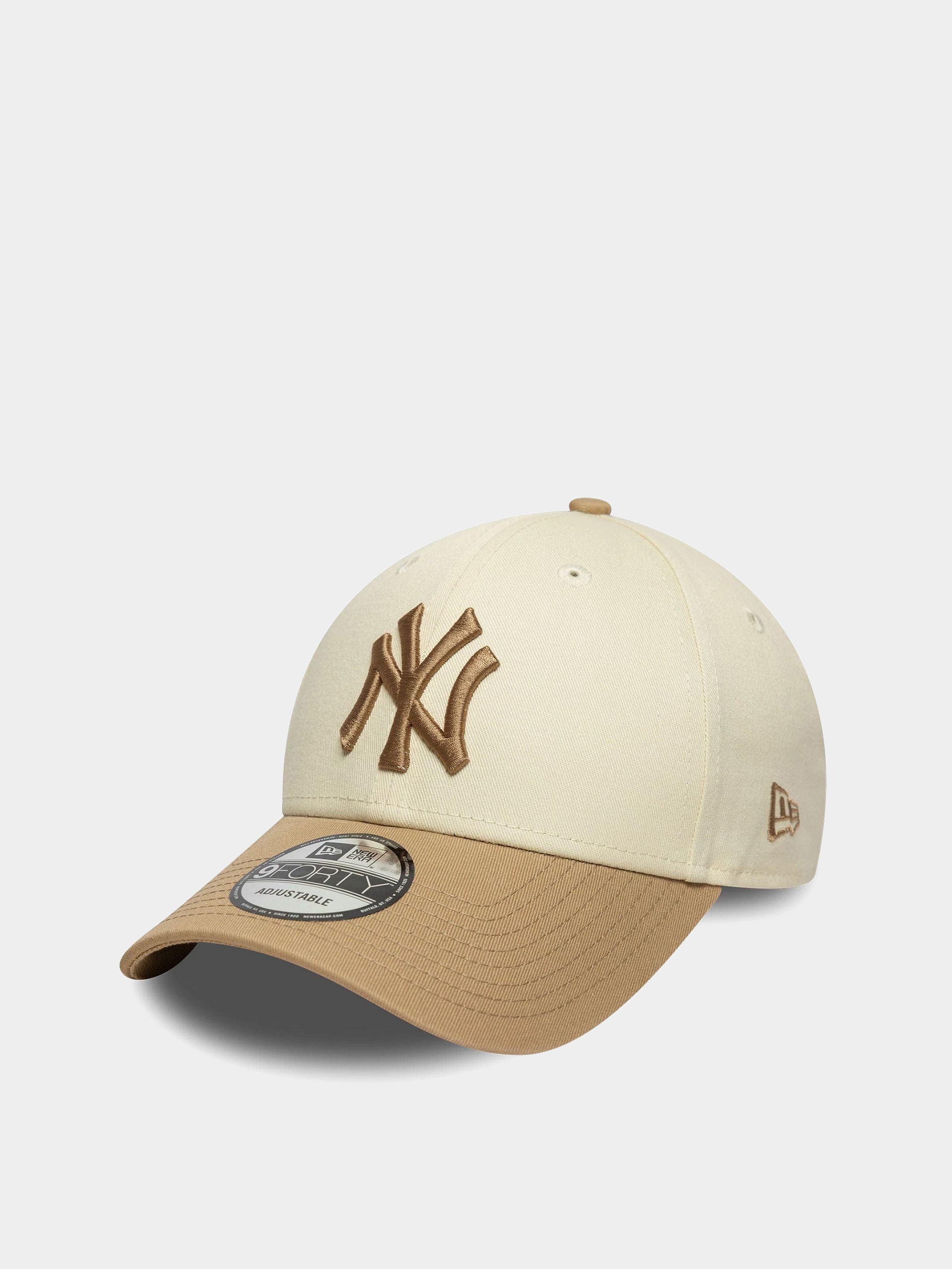 Czapka z daszkiem New Era Colour Block 9Forty New York Yankees (light cream/camel)