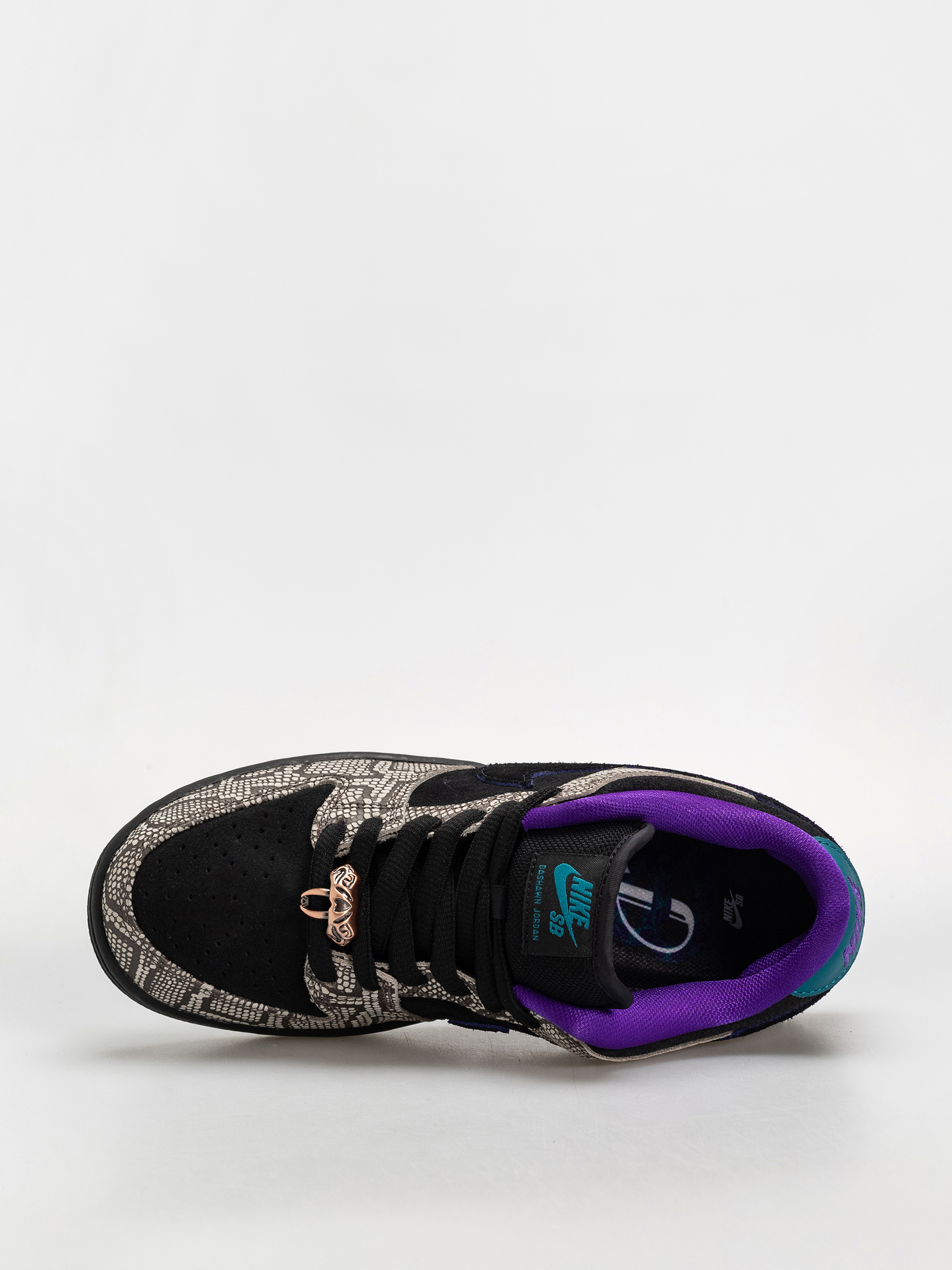 Buty Nike SB Dunk Low Pro (string/black bright spruce fierce purple)