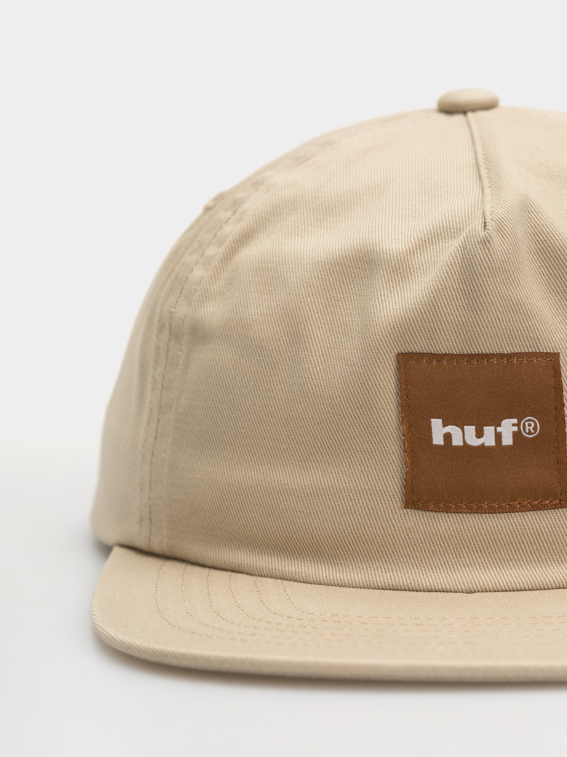 Czapka z daszkiem HUF Box Logo (tan/brown)