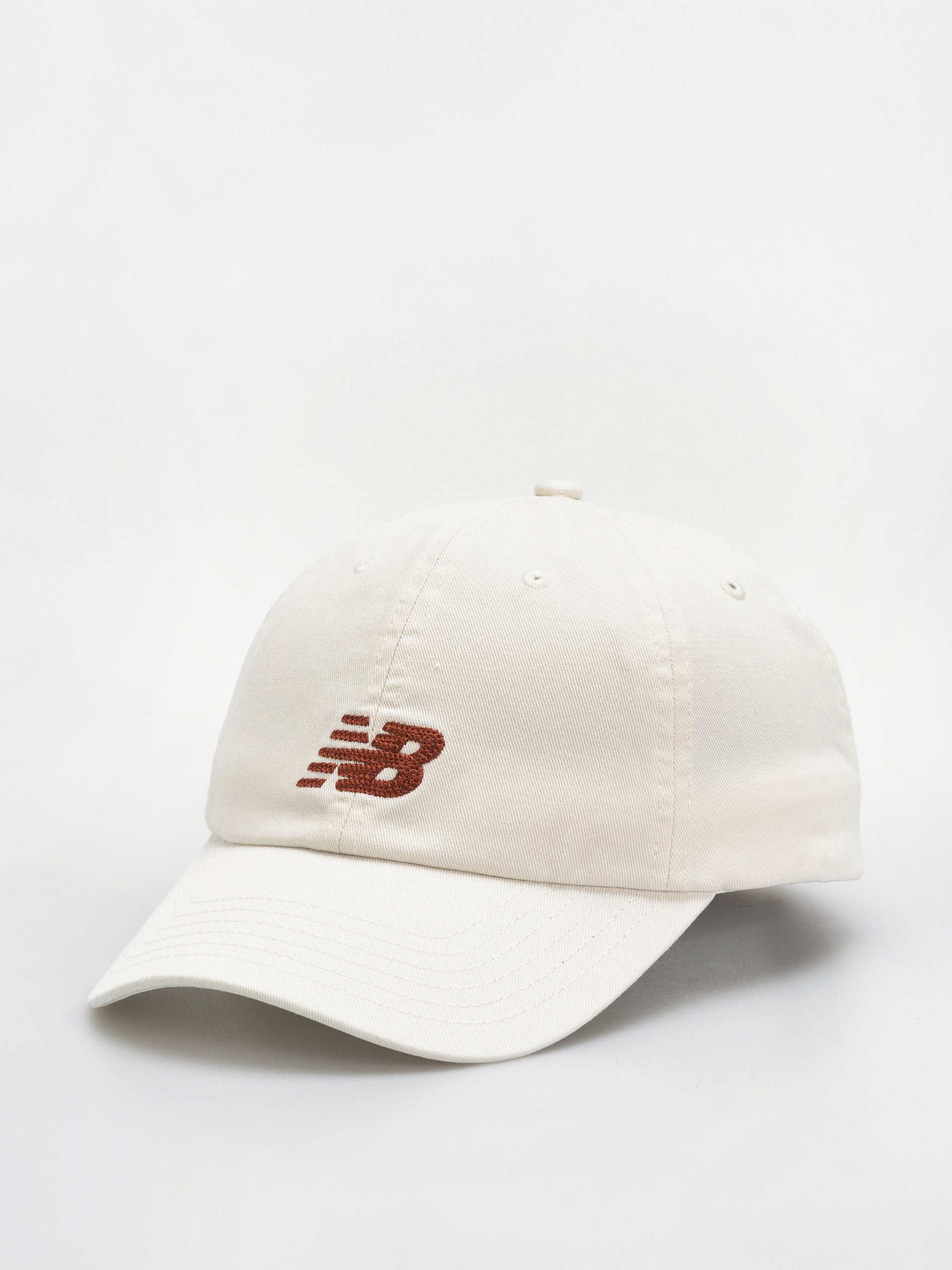 Czapka z daszkiem New Balance 6 Panel Chain Stitch Logo (sea salt)