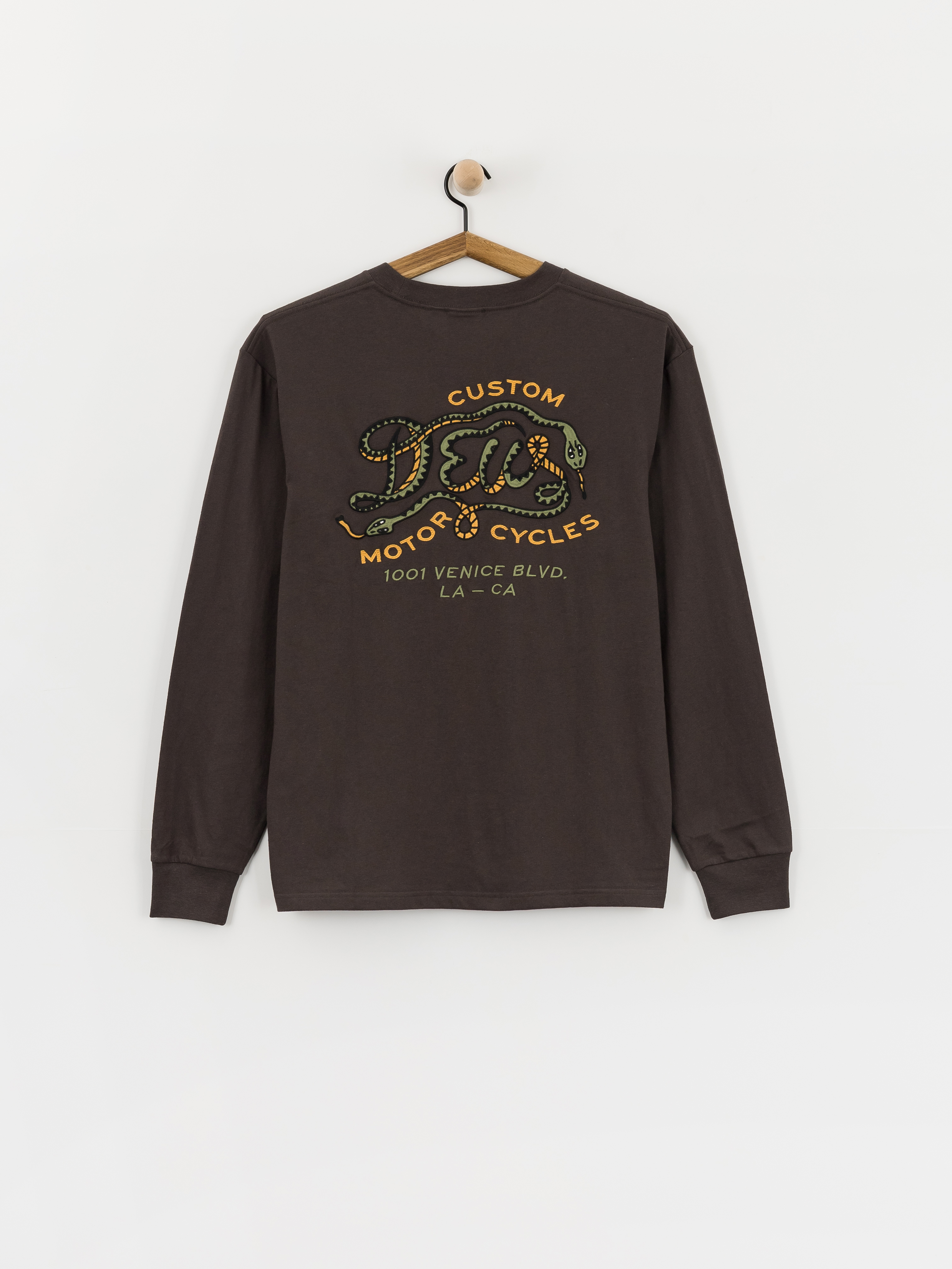 Longsleeve Deus Ex Machina Danger Noodle (anthracite)