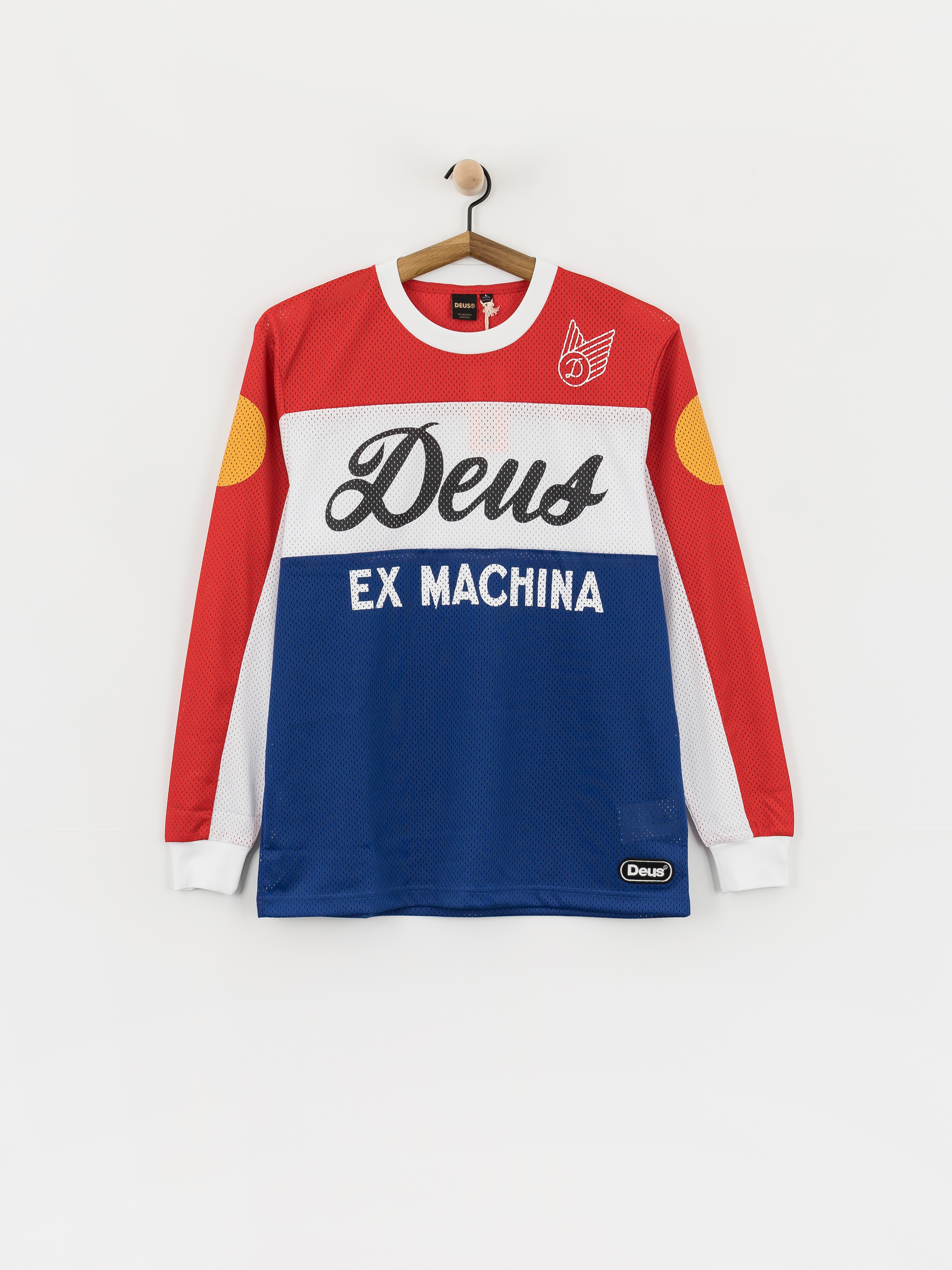 Longsleeve Deus Ex Machina Saber Moto Jersey (tri colour)
