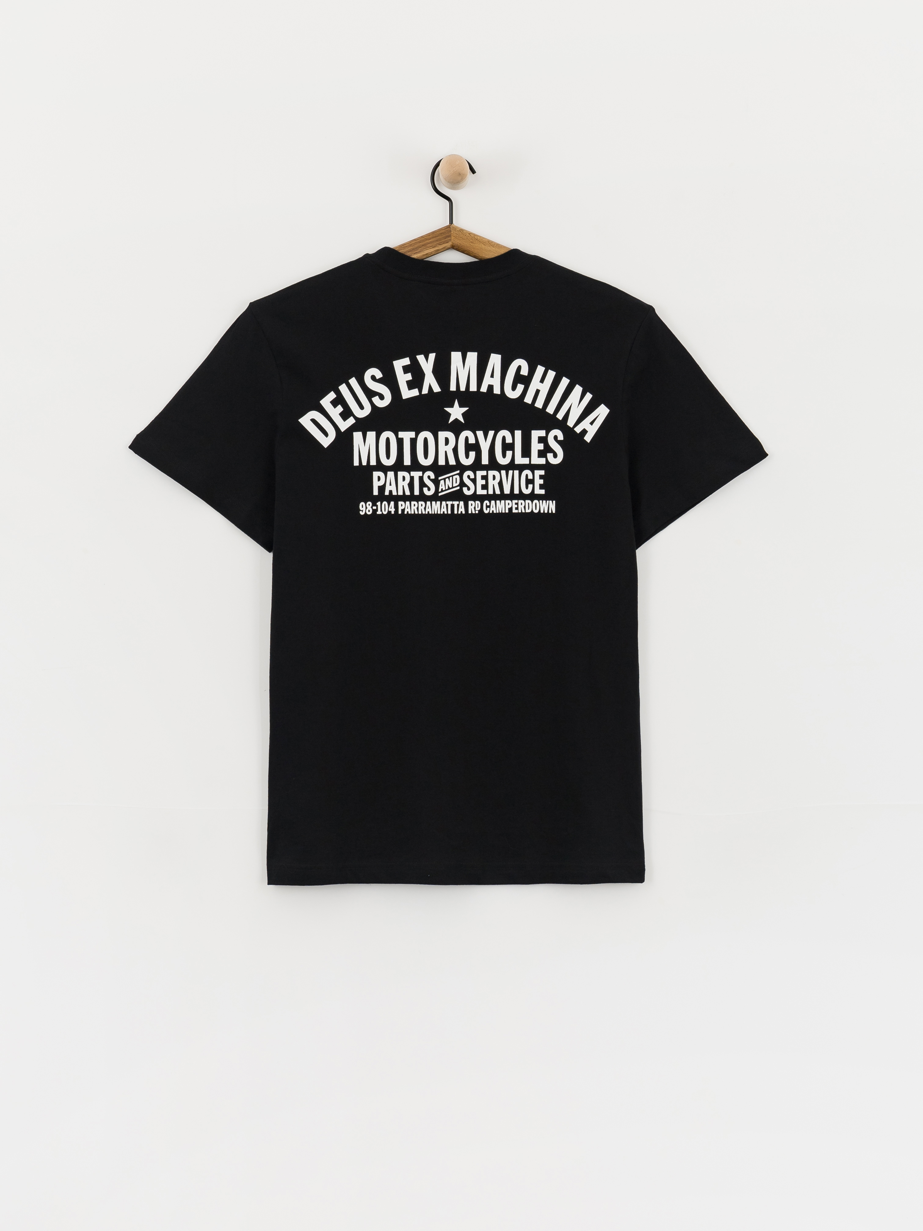 T-shirt Deus Ex Machina Camperdown Address (black)