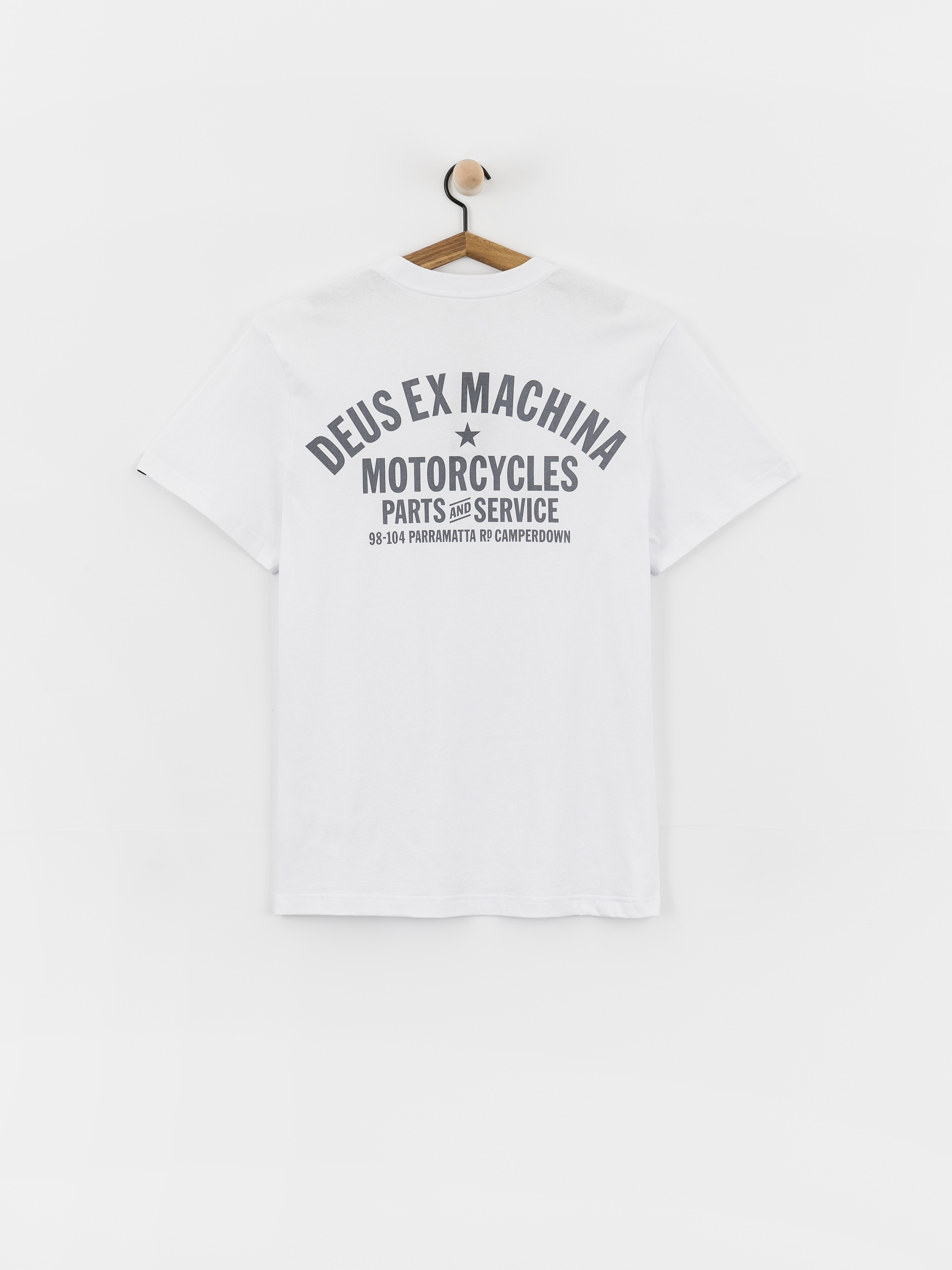 T-shirt Deus Ex Machina Camperdown Address (white)