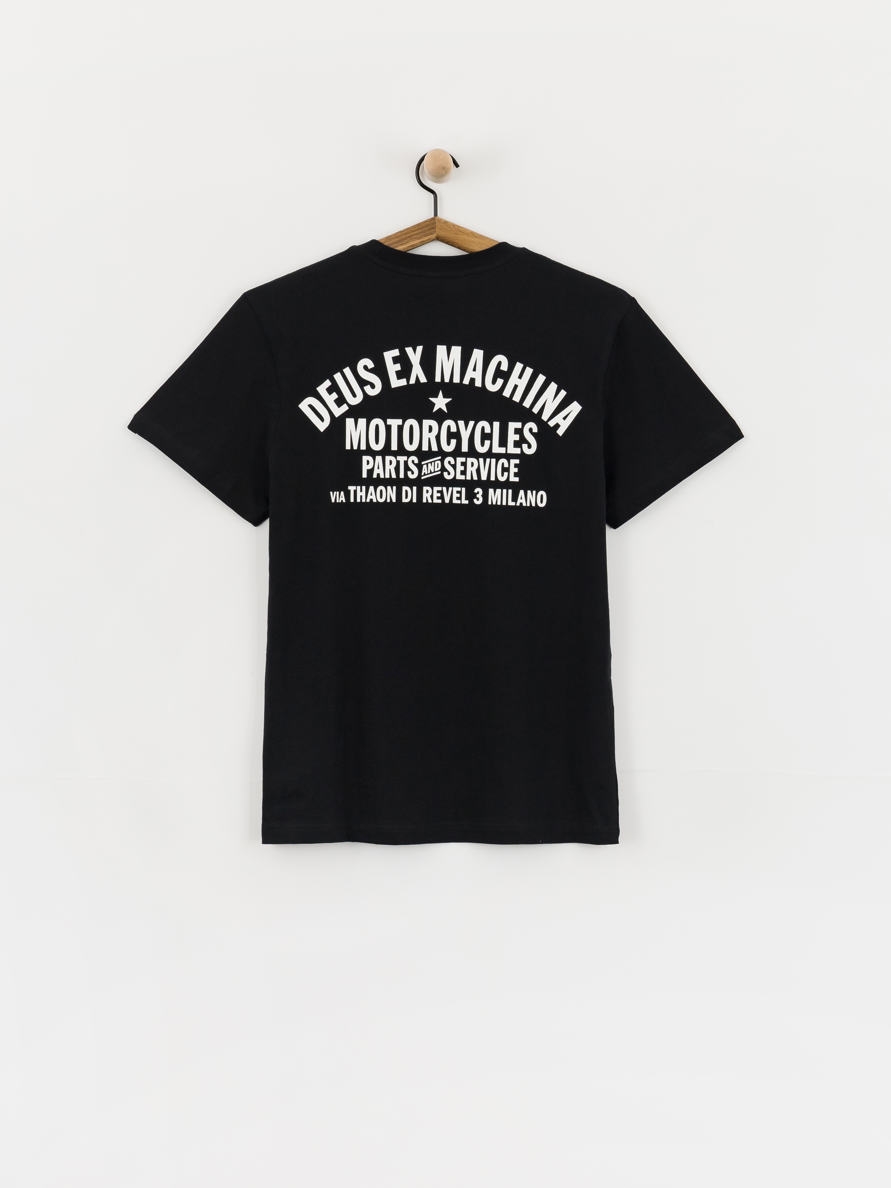 T-shirt Deus Ex Machina Milano Address (black)