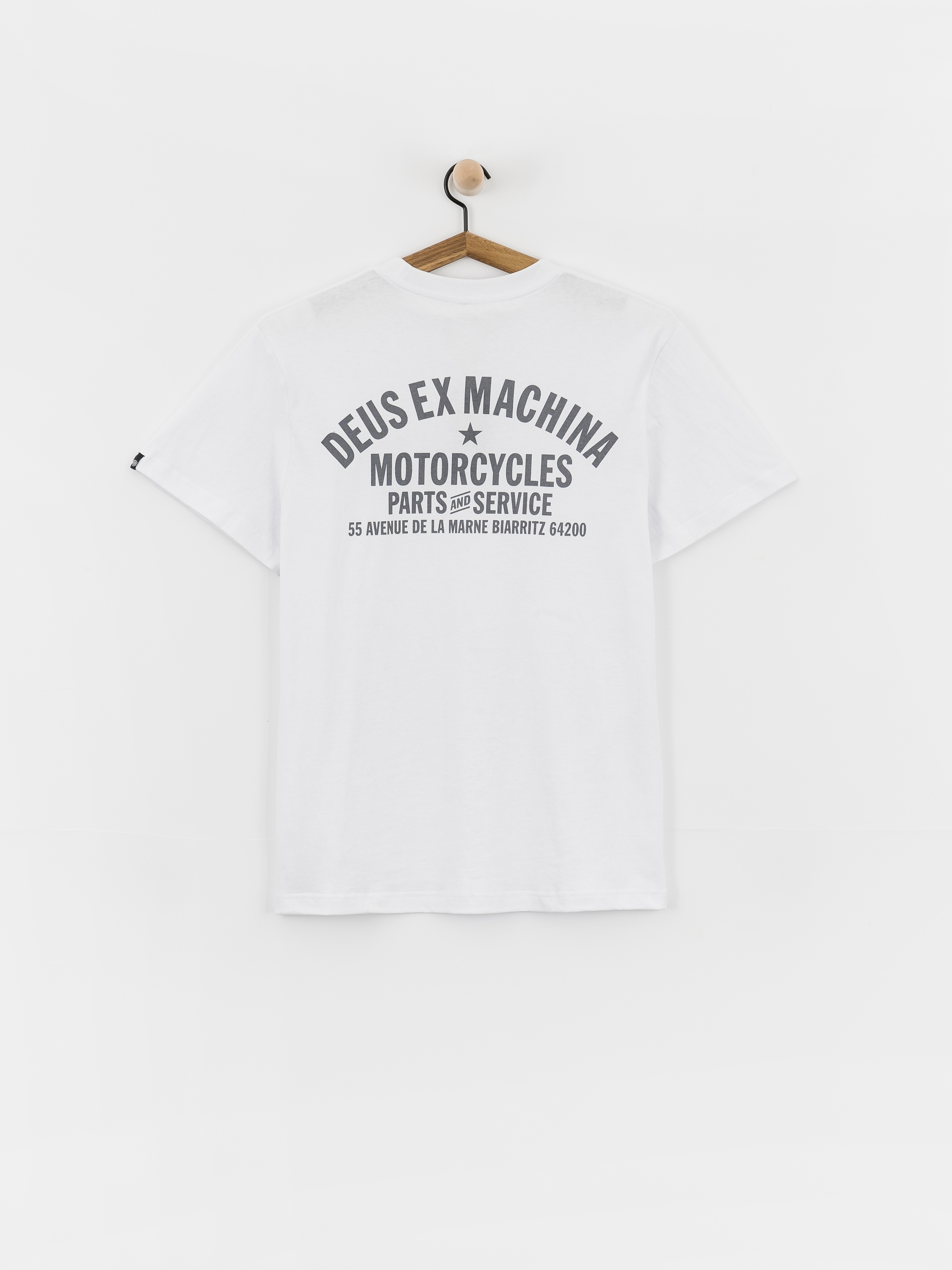 T-shirt Deus Ex Machina Biarritz Address (white)