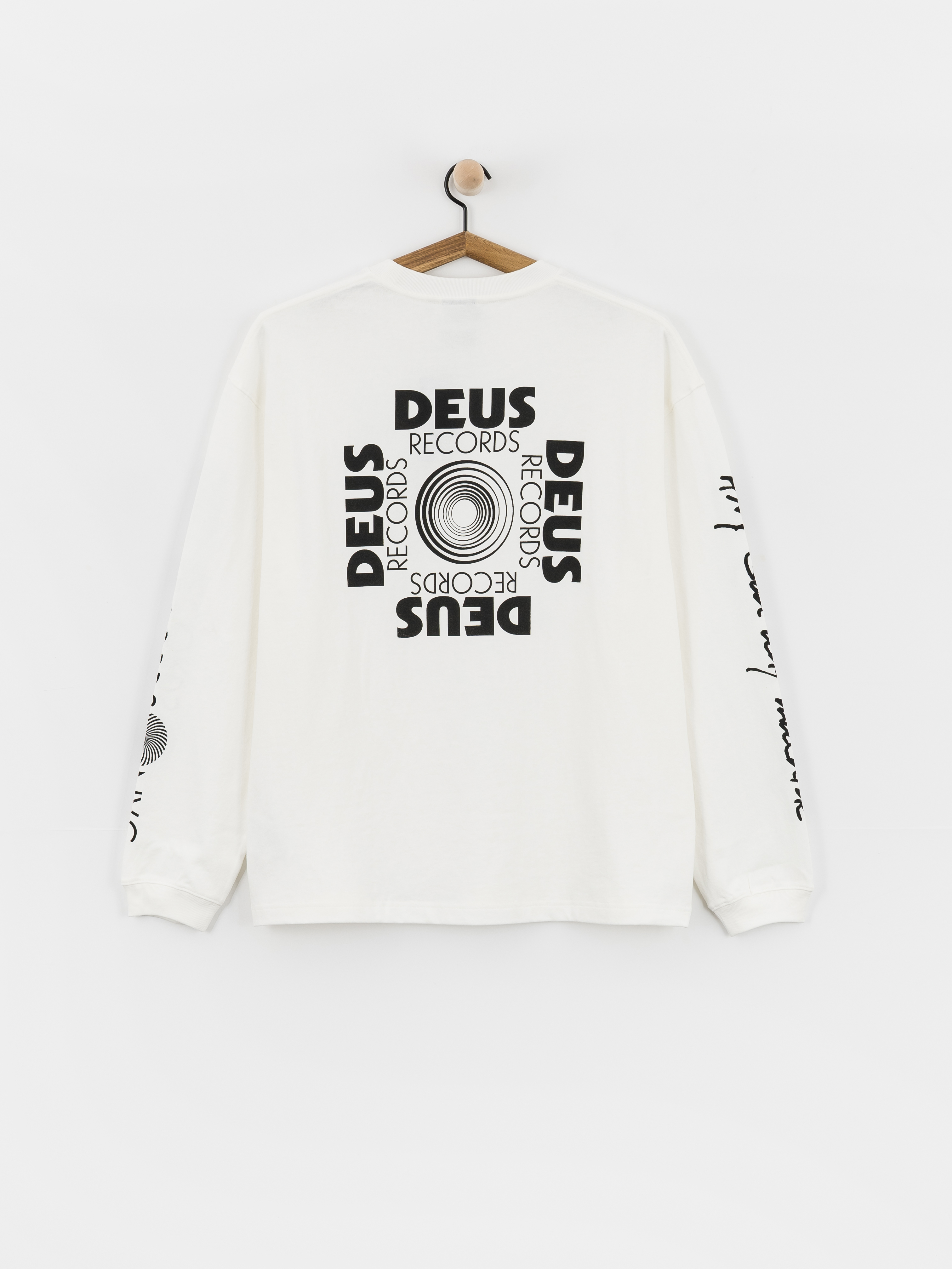 Longsleeve Deus Ex Machina Defacto (vintage white)