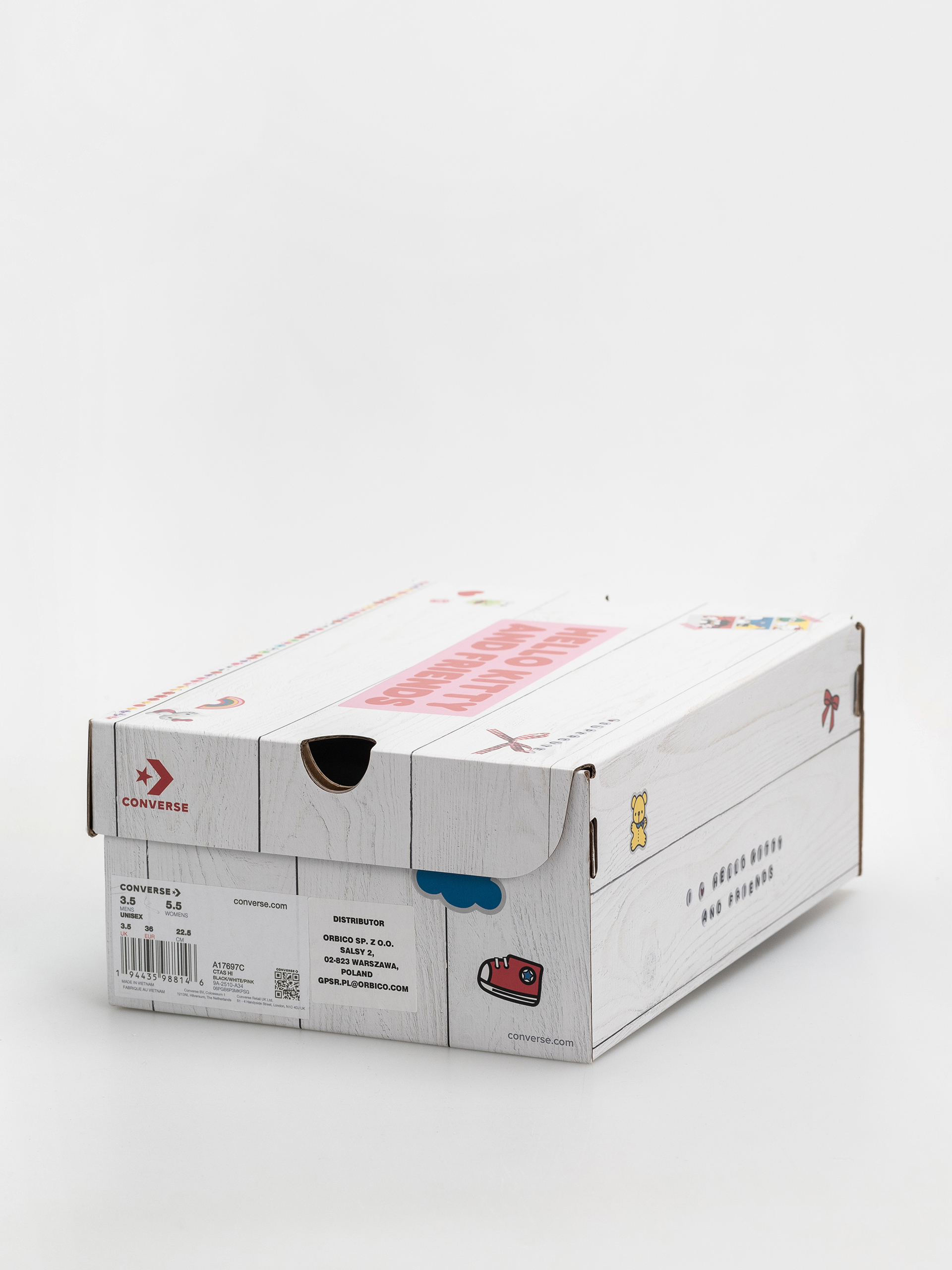 Trampki Converse Chuck Taylor All Star Hi (black/white/pink)