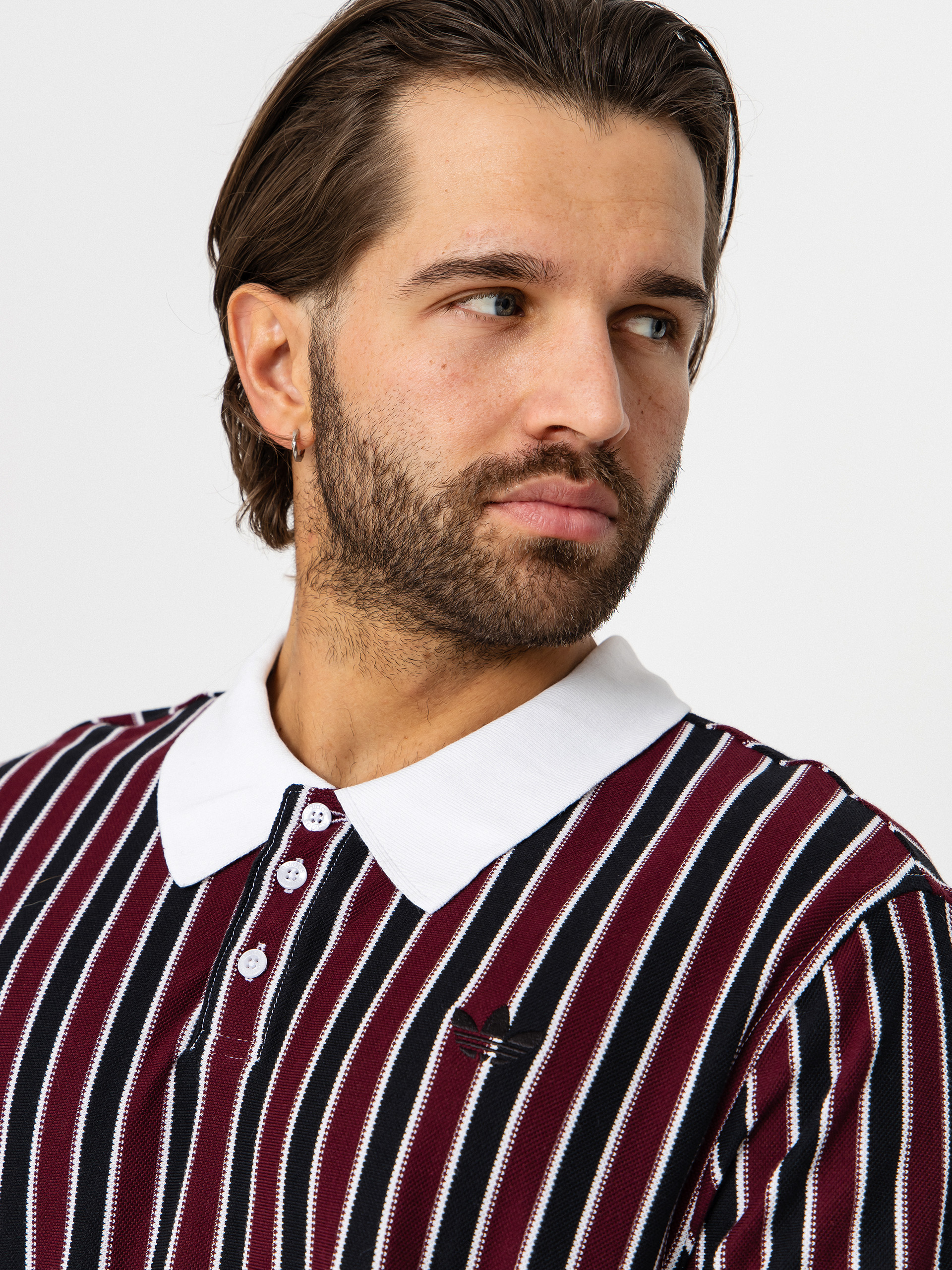 Polo adidas Sk Og Jers (white/black/maroon)