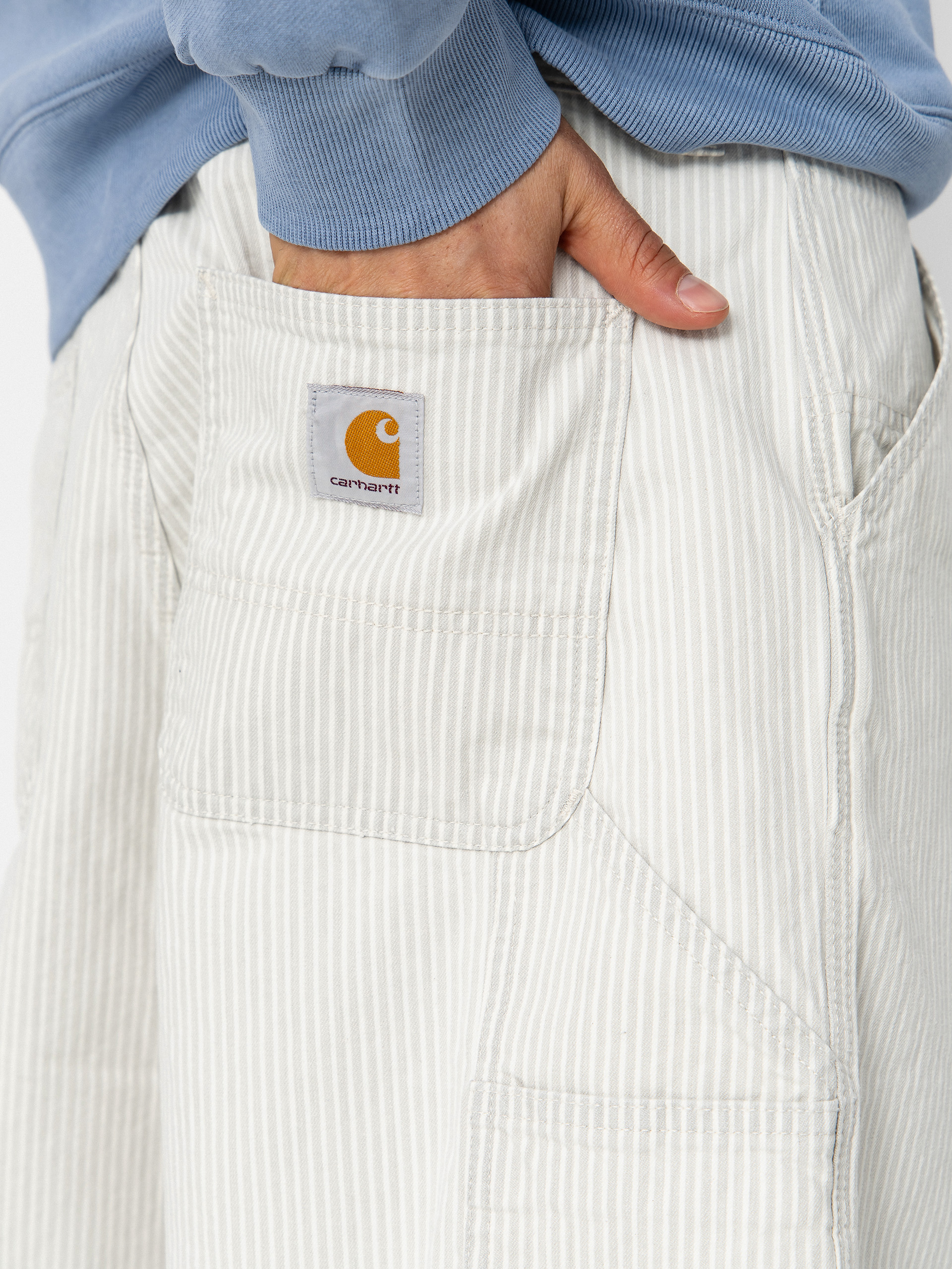 Spodnie Carhartt WIP Mercer Single Knee (mercer stripe/graphite/wax)