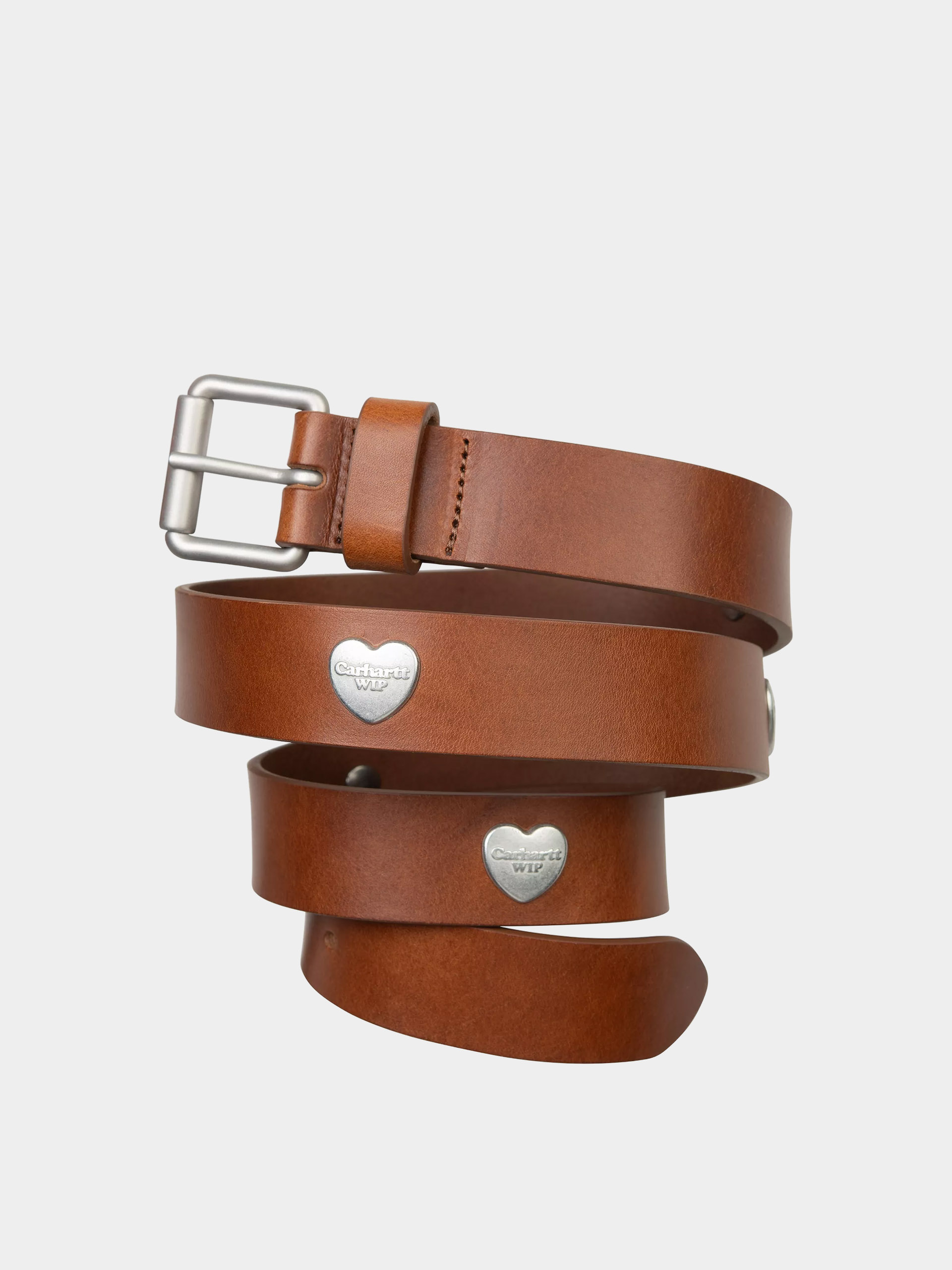 Pasek Carhartt WIP Tylor (cognac/silver)