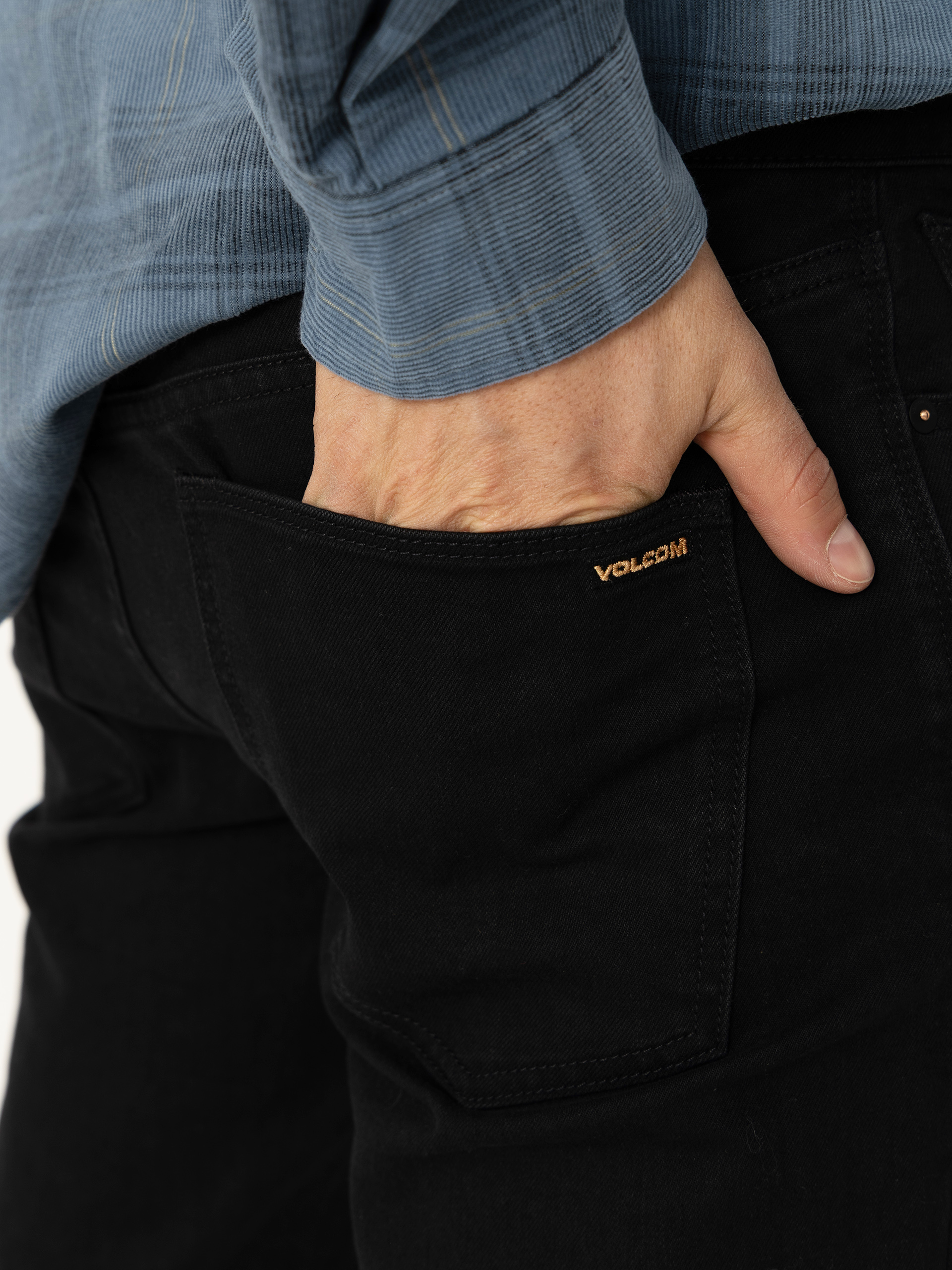 Spodnie Volcom Vorta (black out)