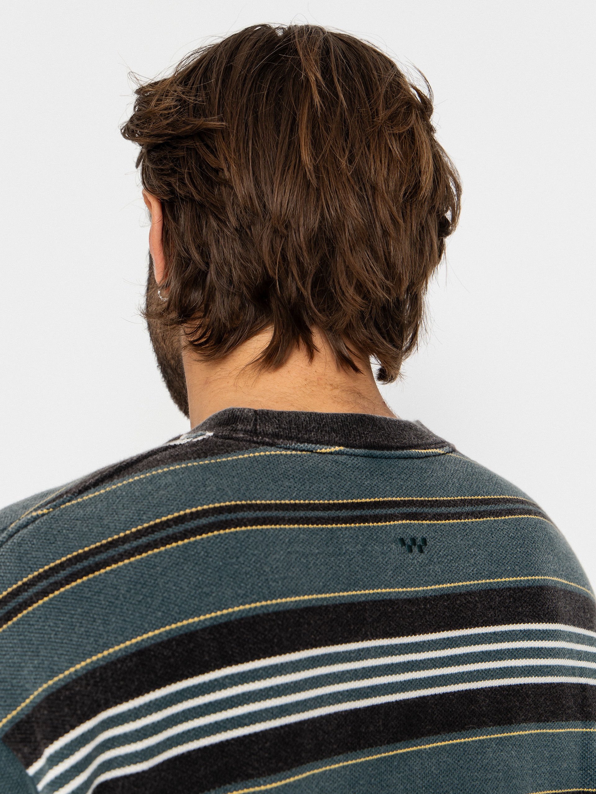 T-shirt Vans Lx Pique Stripe Knit (mystic moss)