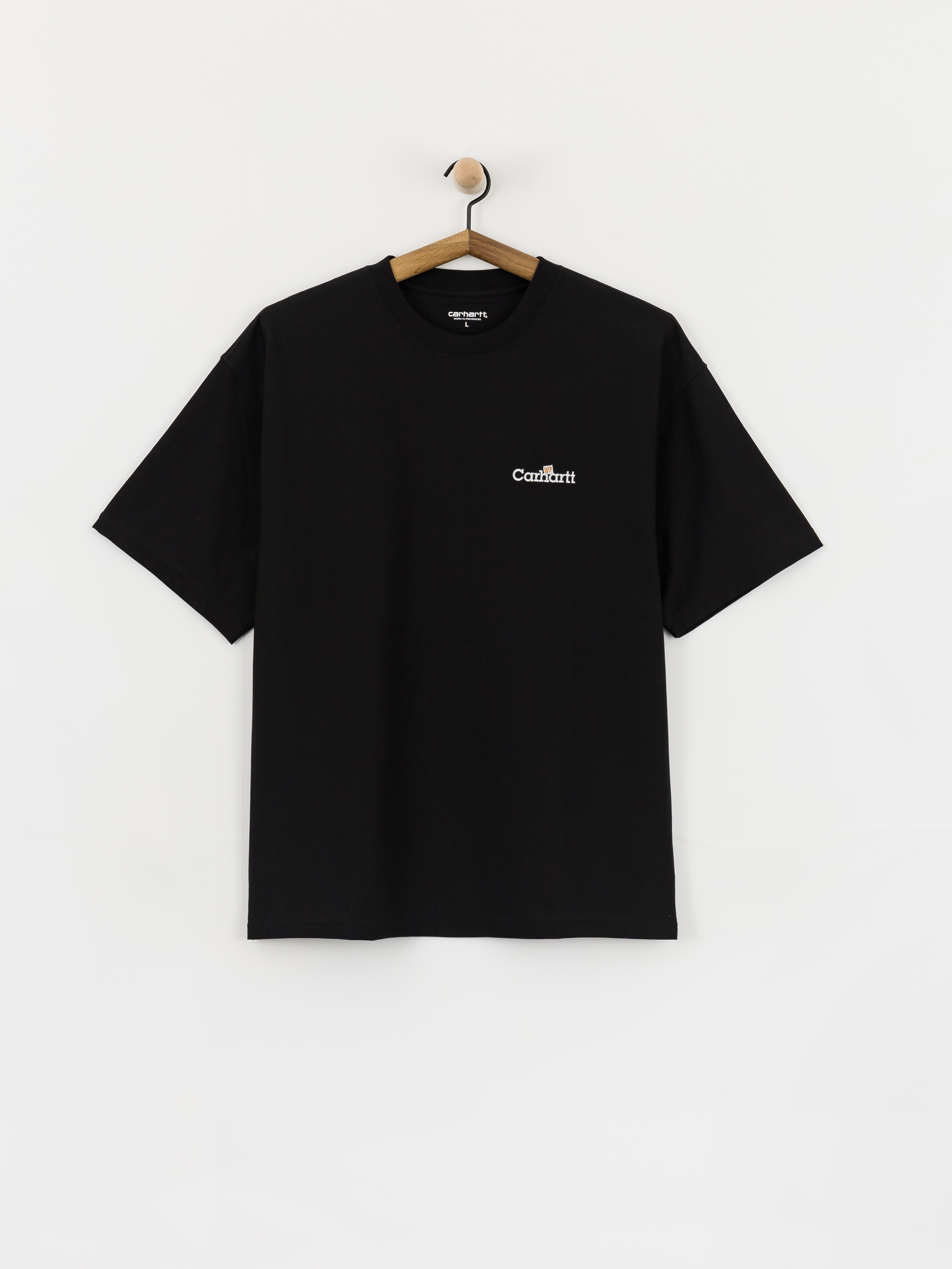 T-shirt Carhartt WIP WIP Label (black)