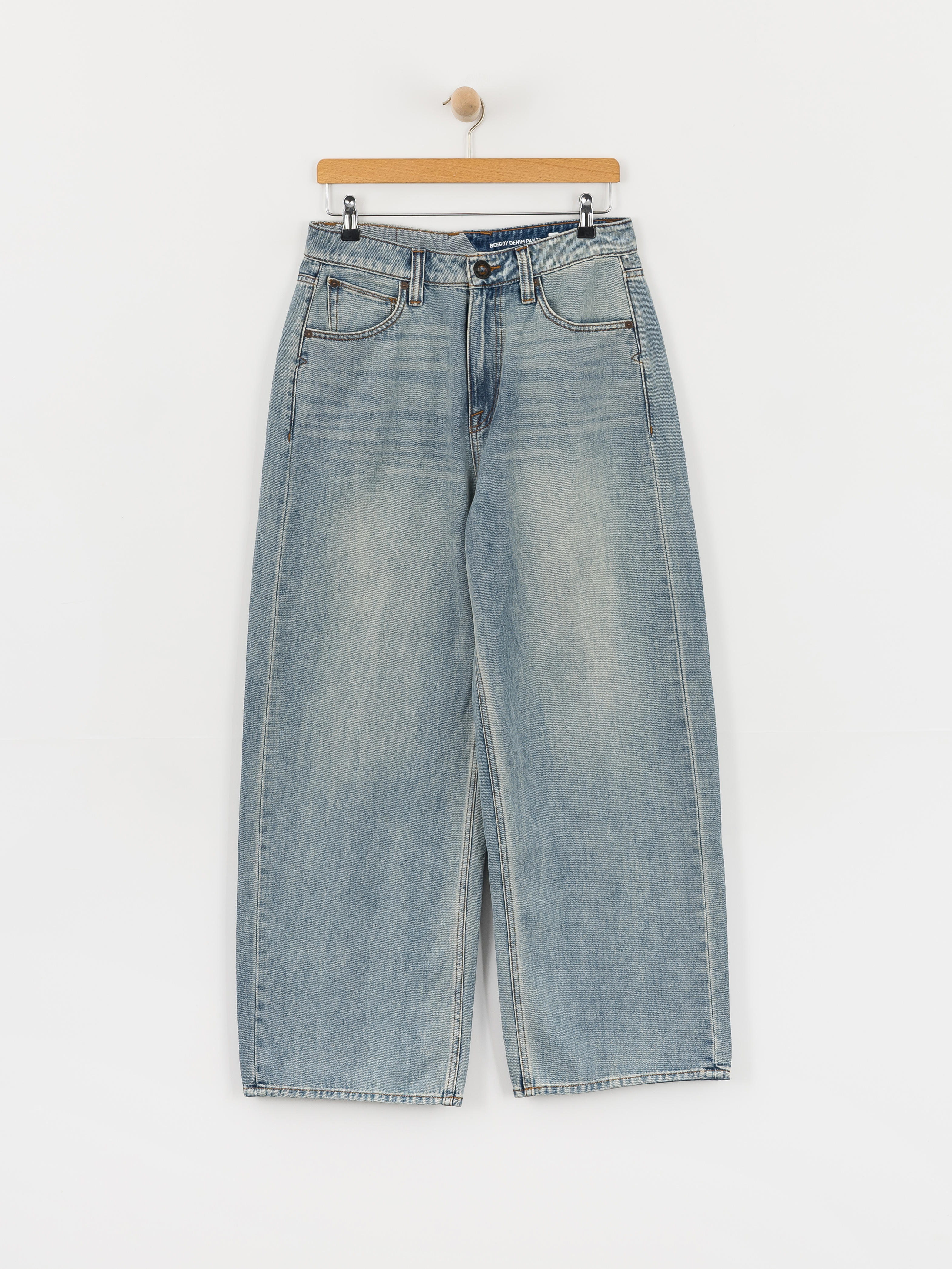 Spodnie Volcom Beeggys Wmn (dusty blue wash)
