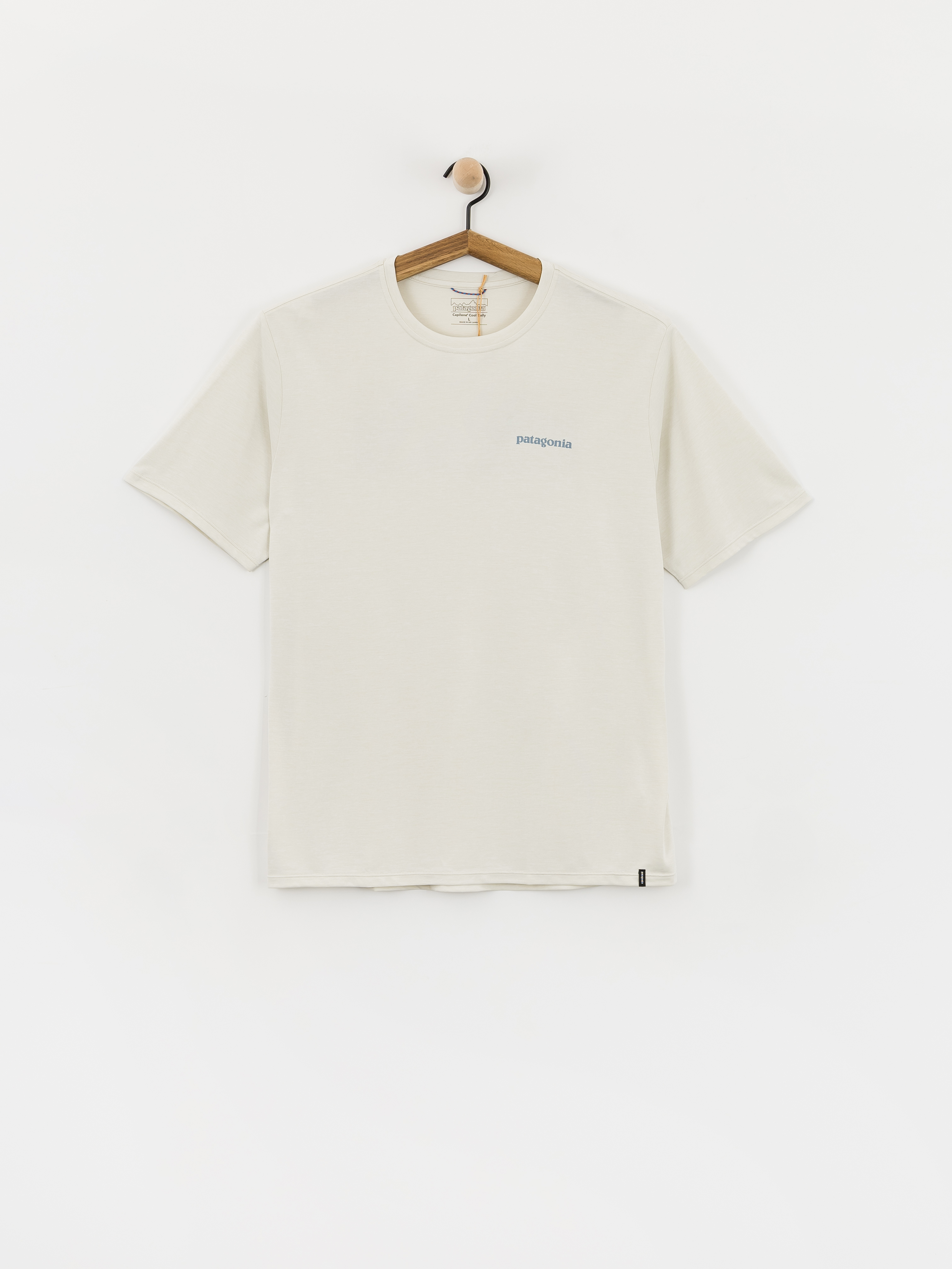 T-shirt Patagonia Capilene Cool Boardshort Logo (dyno white)