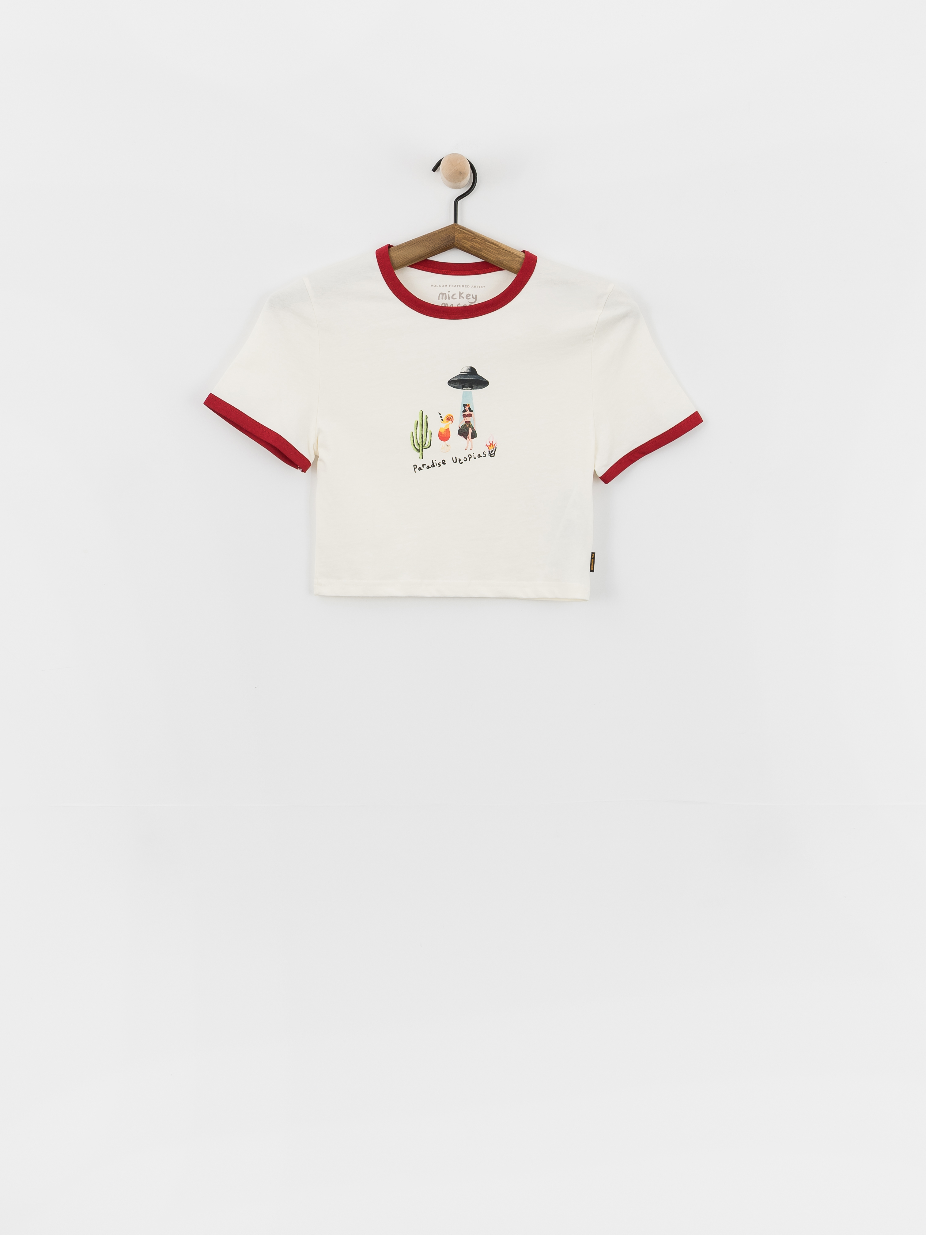 T-shirt Volcom Fa Mickey Mason Wmn (off white)