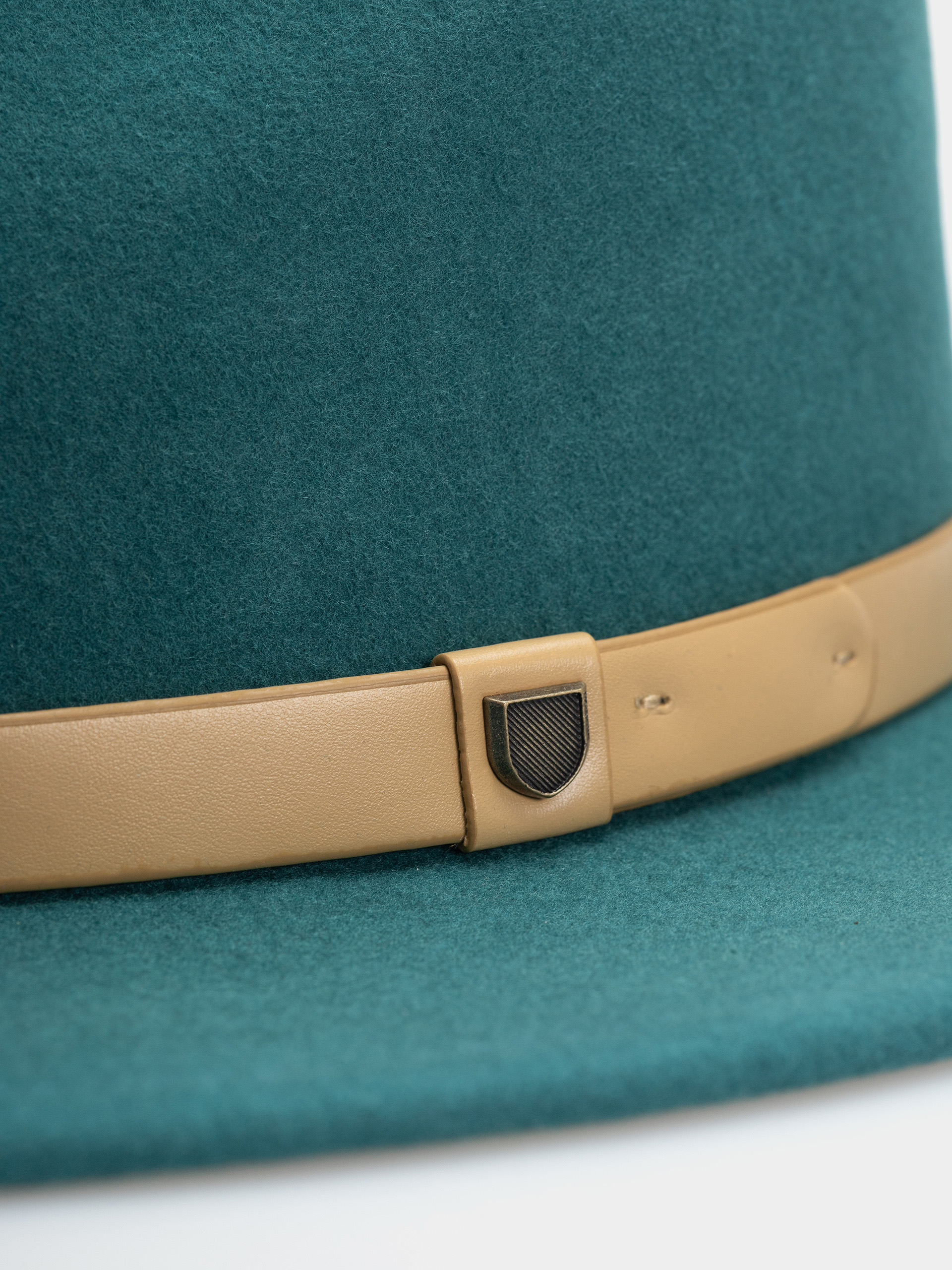 Kapelusz Brixton Messer Fedora (transformative teal)