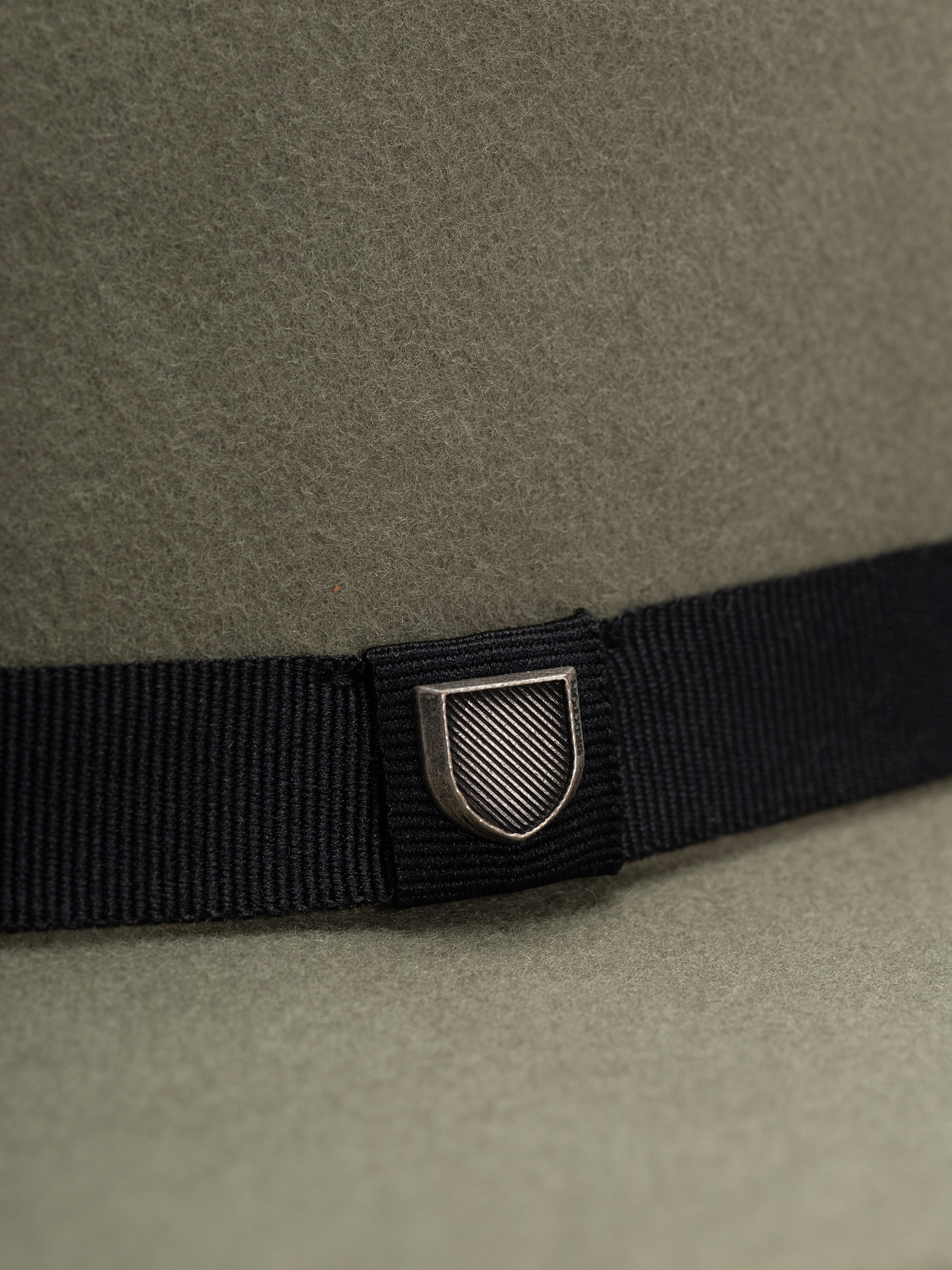 Kapelusz Brixton Messer Packable Fedora (olive surplus/black)