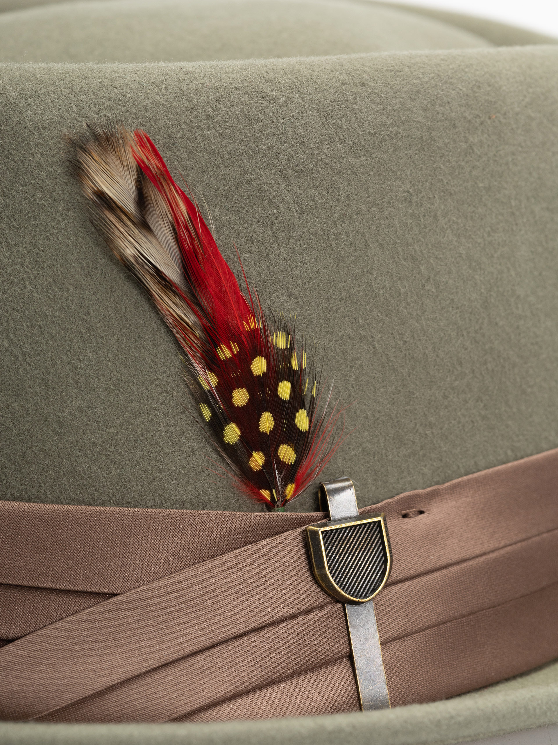 Kapelusz Brixton Stout Pork Pie (olive surplus/bronze)