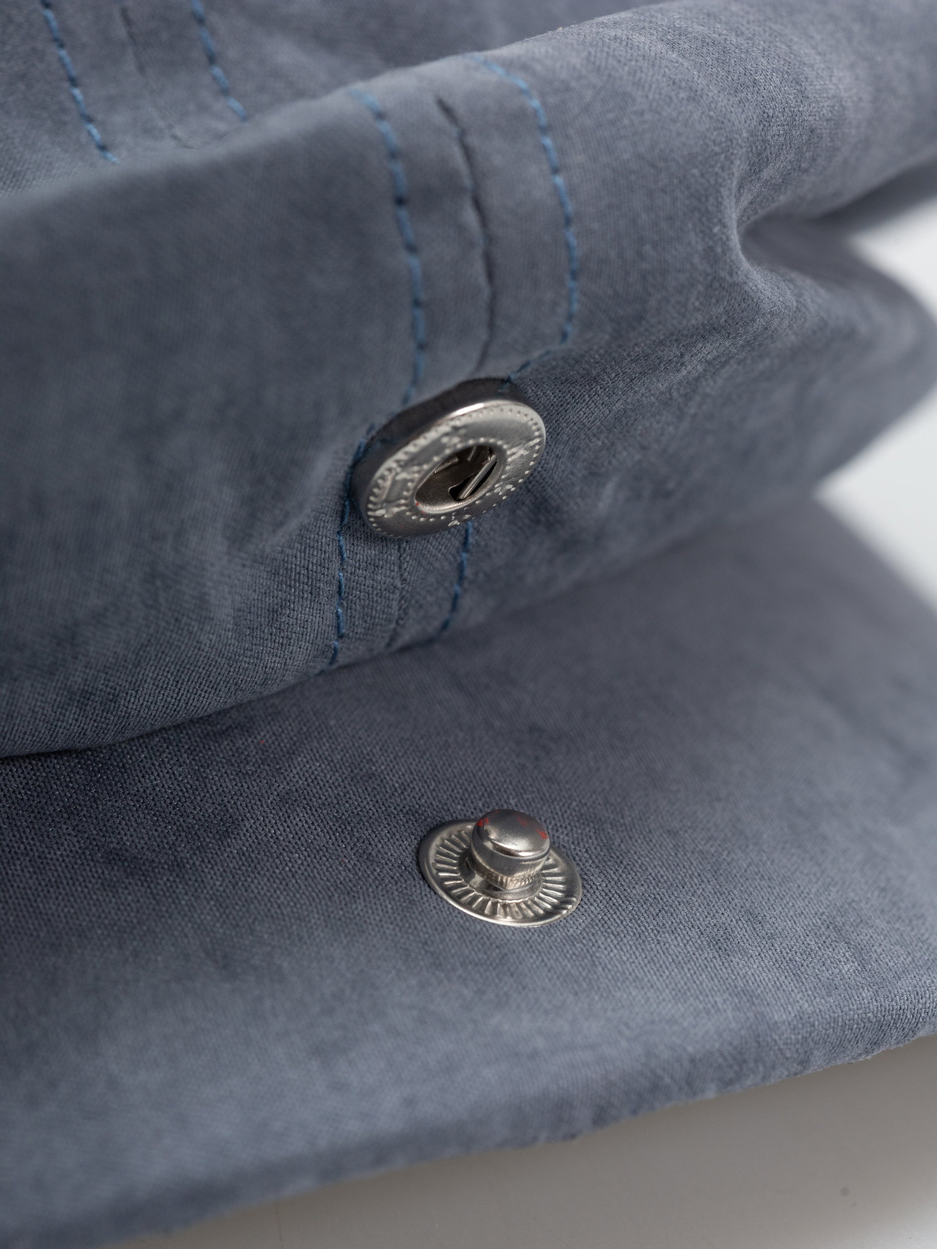 Kaszkiet Brixton Brood Snap (slate blue brushed satin)