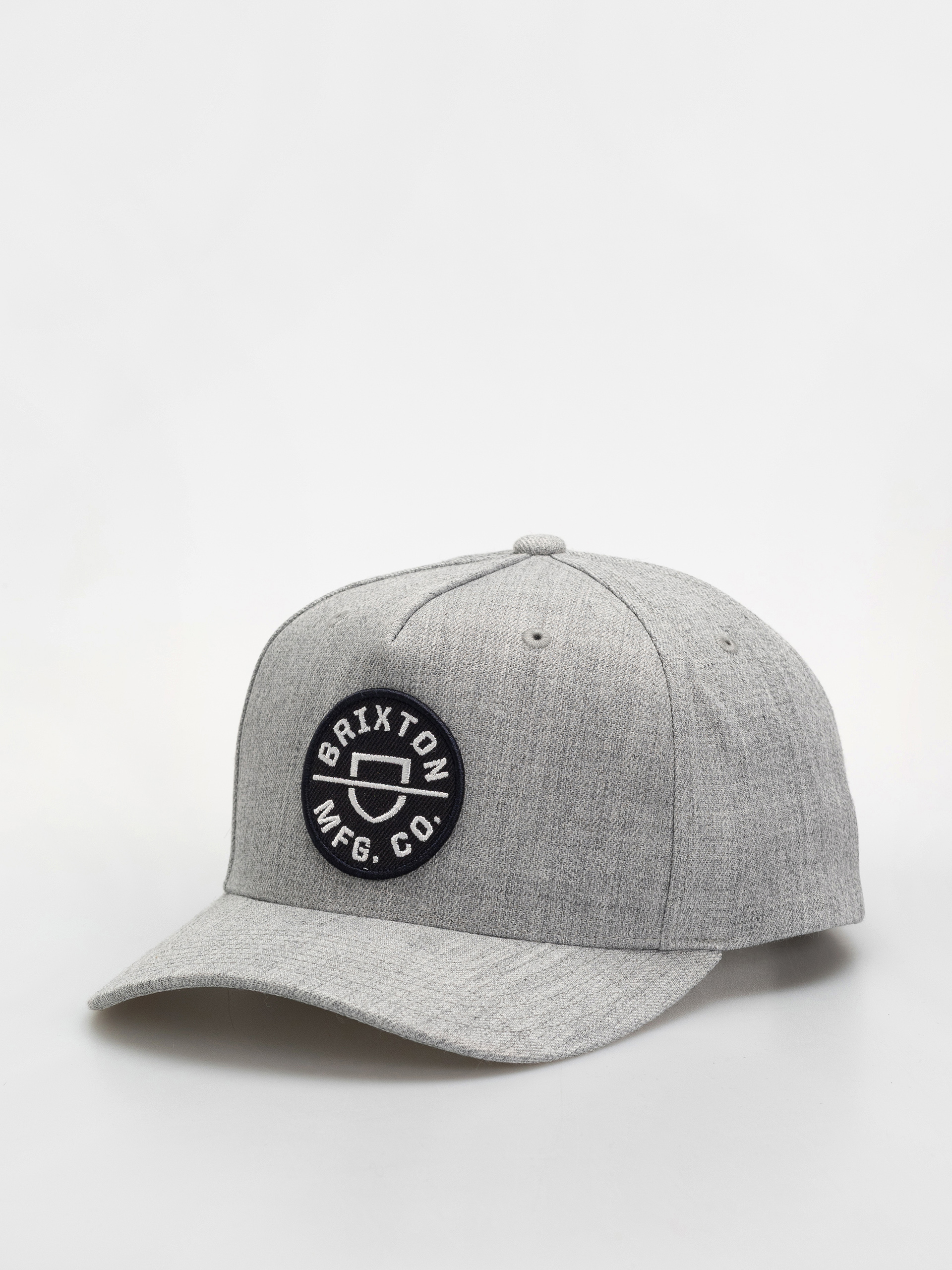 Czapka z daszkiem Brixton Crest C Mp Snapback (light heather grey/light heath)
