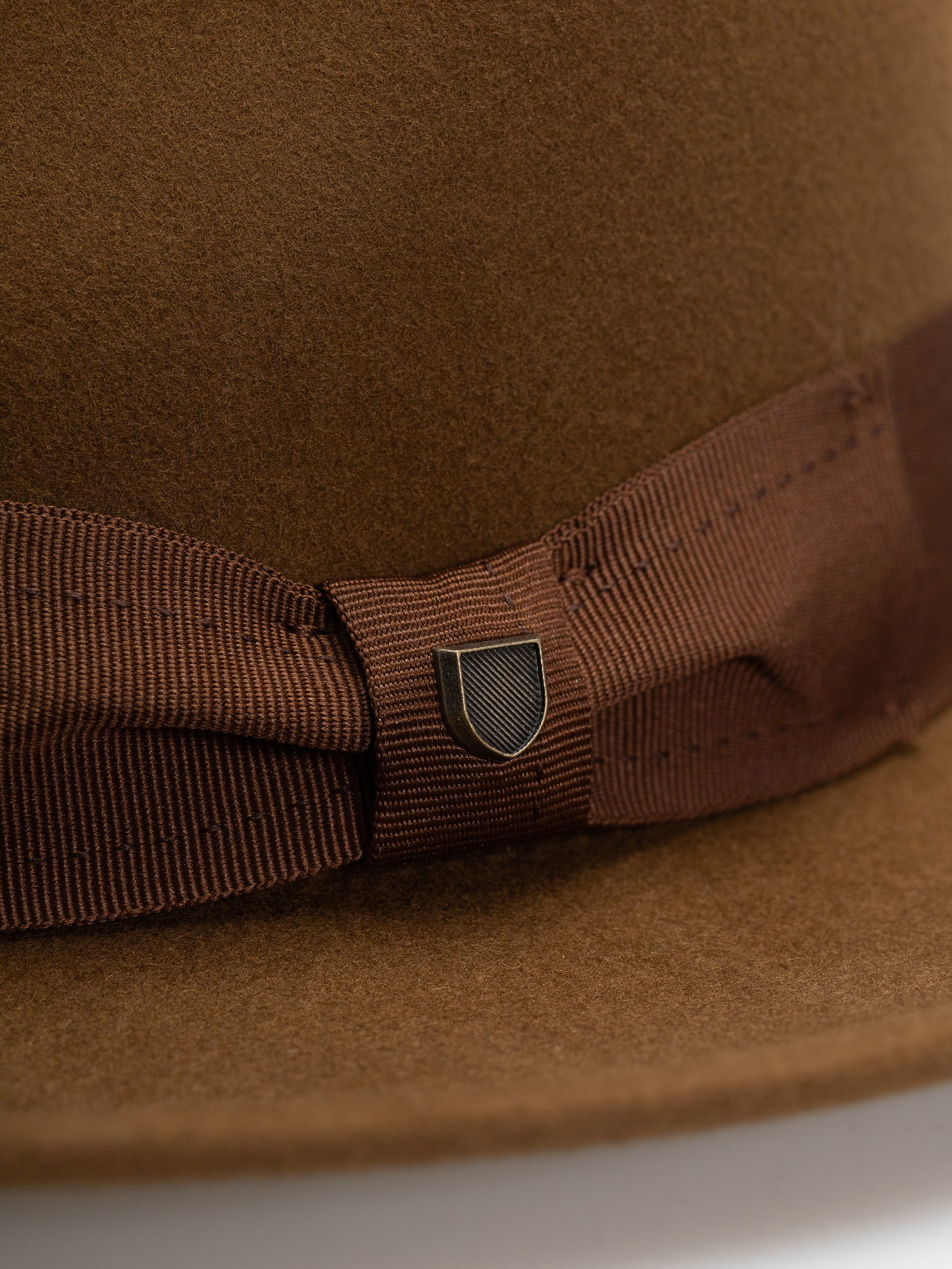 Kapelusz Brixton Swindle Convertabrim Fedora (coffee/light brown)
