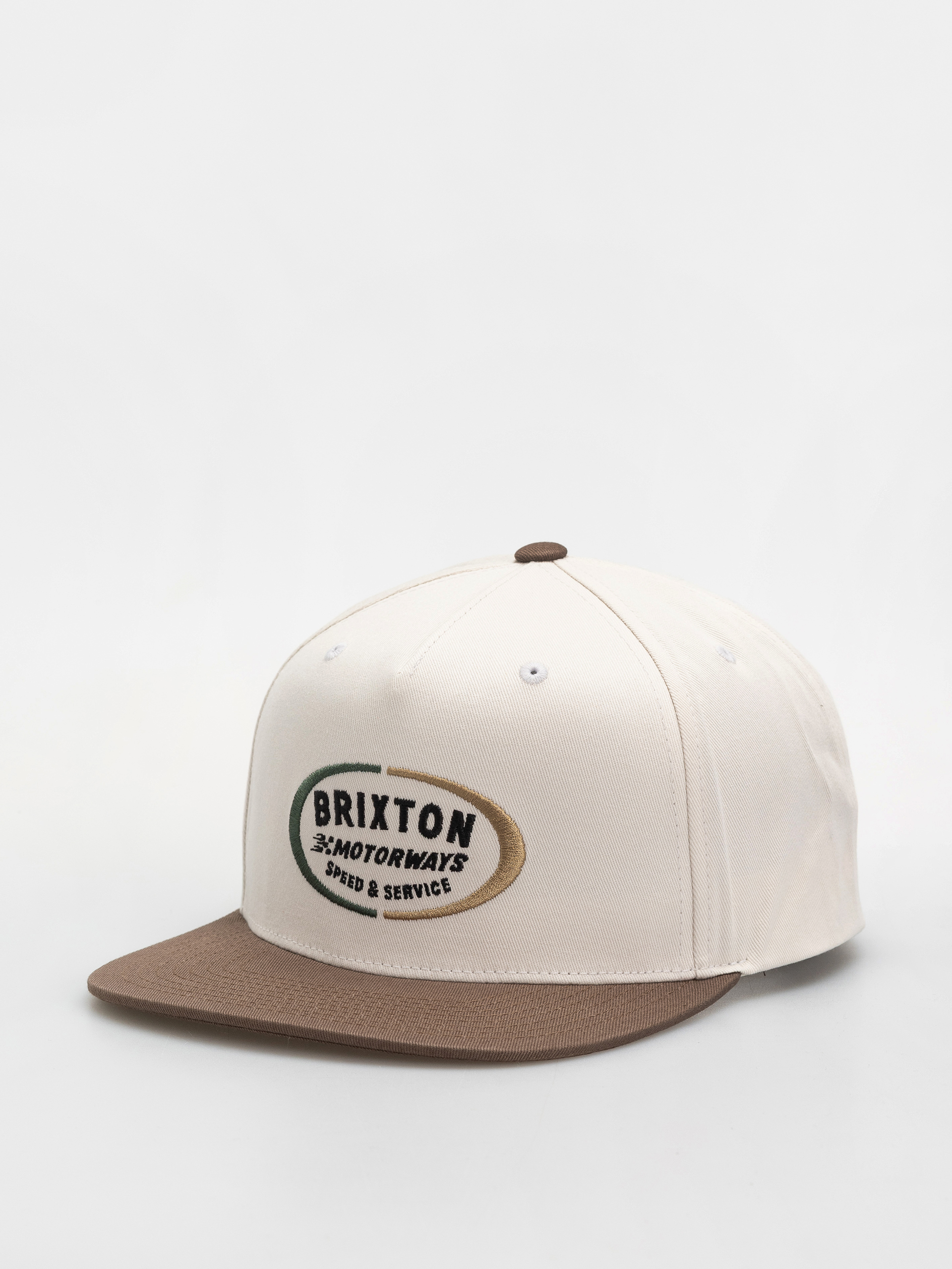 Czapka z daszkiem Brixton Rhett Mp Snpk (off white/pinecone brown)