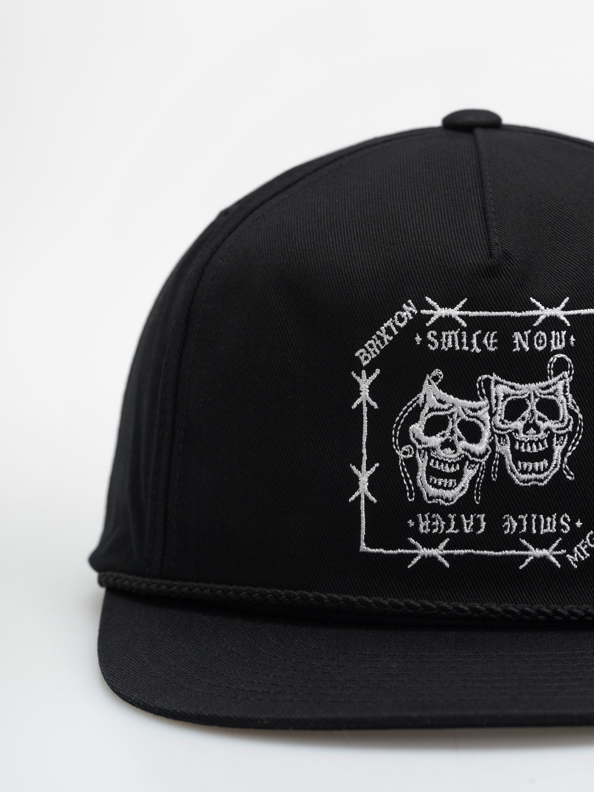 Czapka z daszkiem Brixton Smile Always Hp Snpk (black)