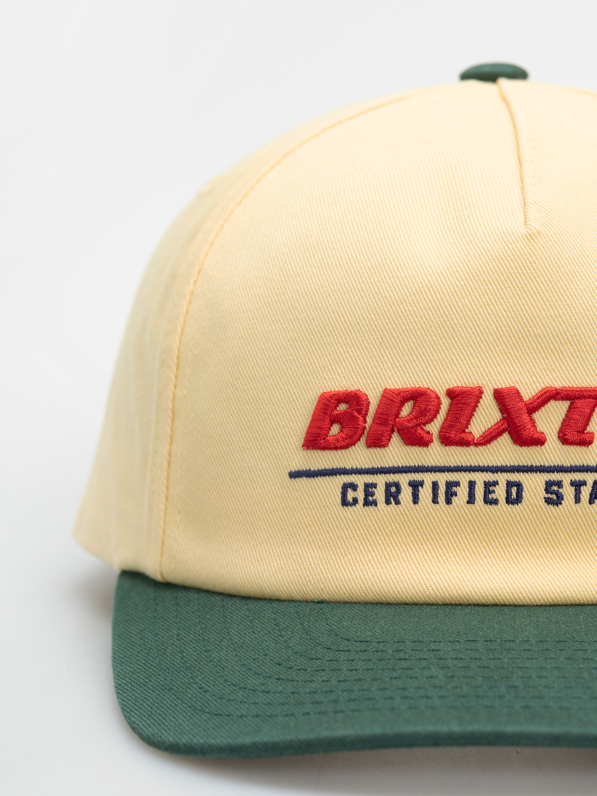 Czapka z daszkiem Brixton Brixton Certified Lp Adj Wmn (washed celestial yellow/medite)