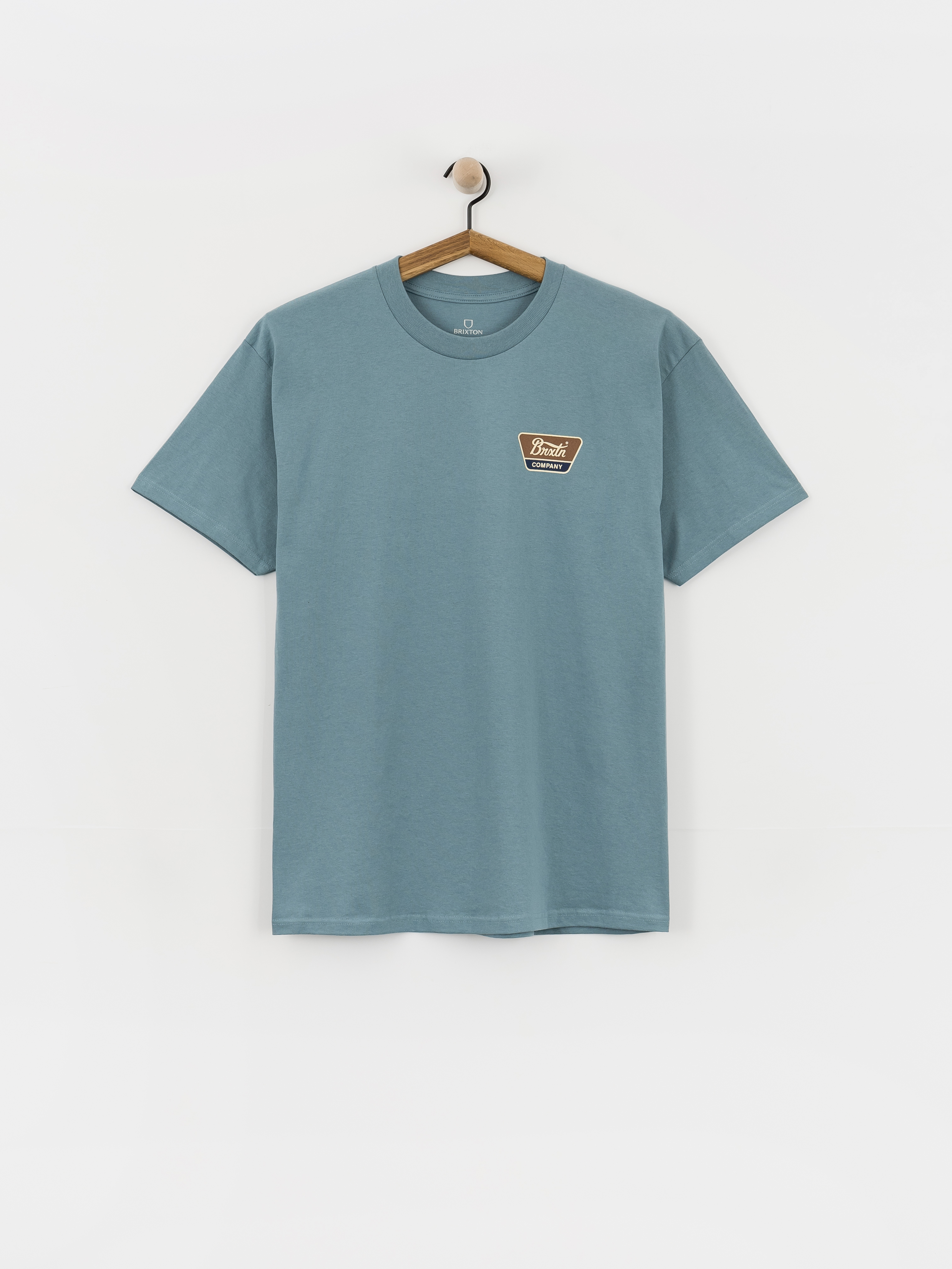T-shirt Brixton Linwood Std (ocean breeze/brown/dark navy)