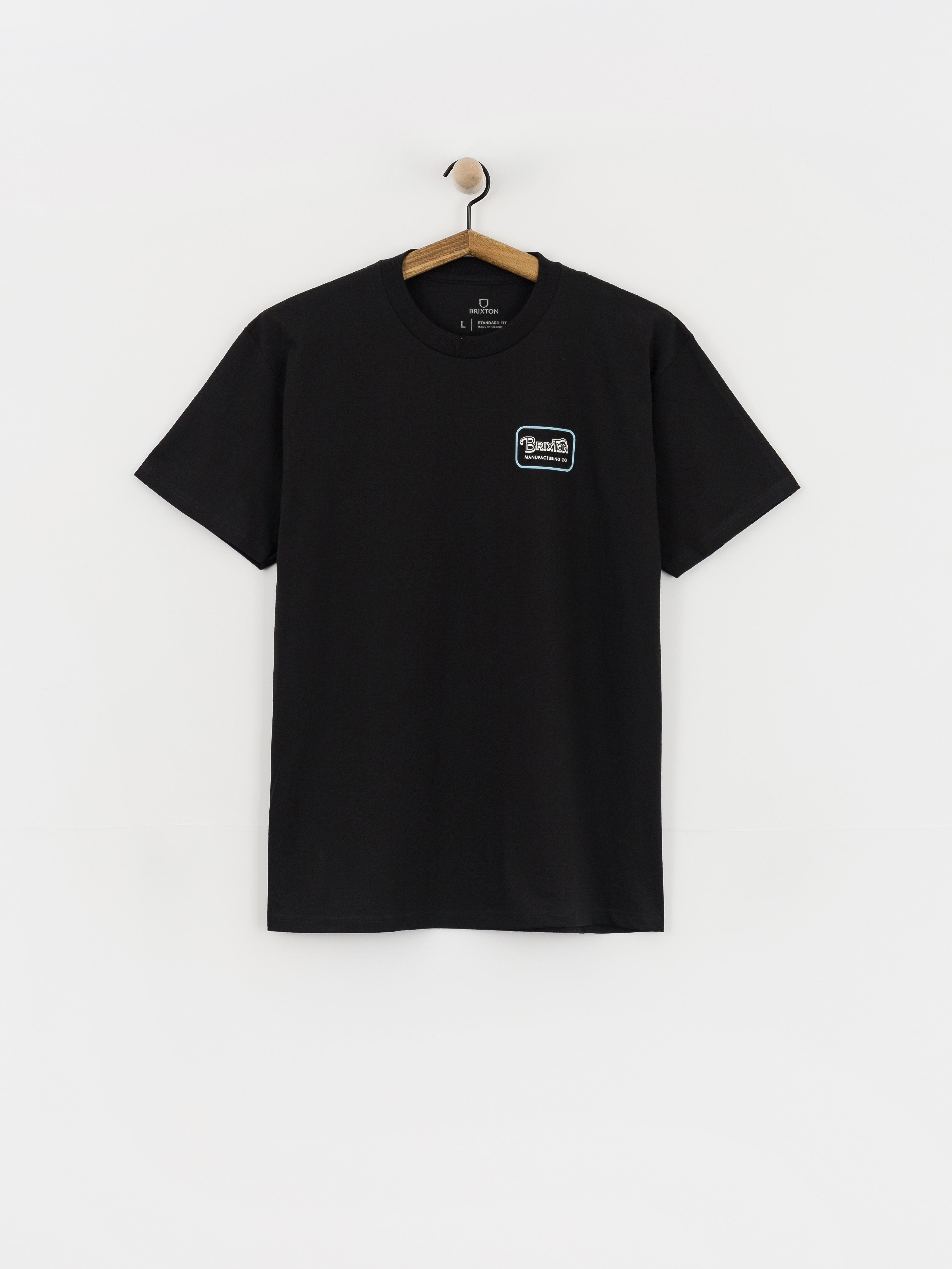 T-shirt Brixton Grade Std (black/off white/retro blue)