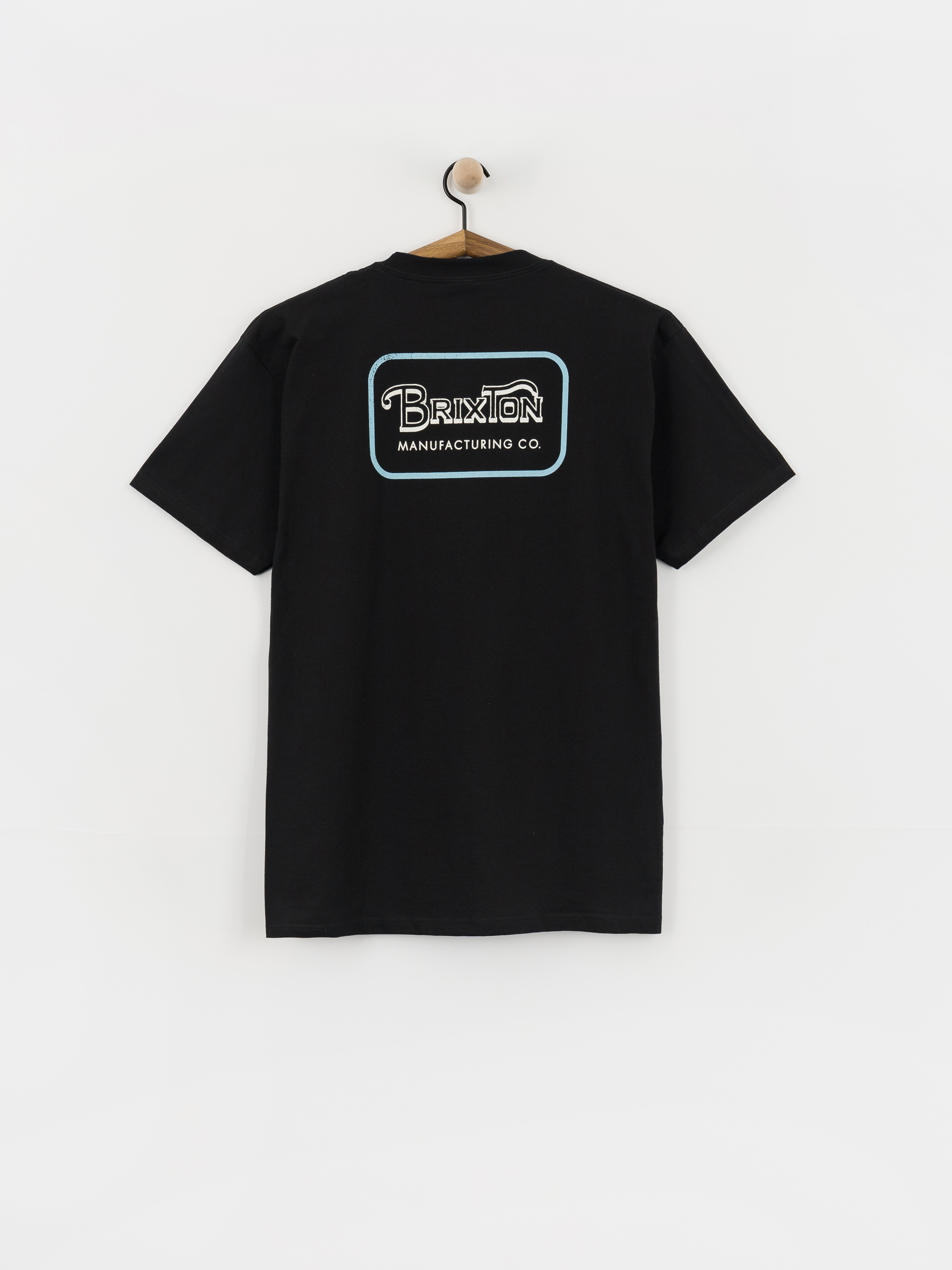 T-shirt Brixton Grade Std (black/off white/retro blue)