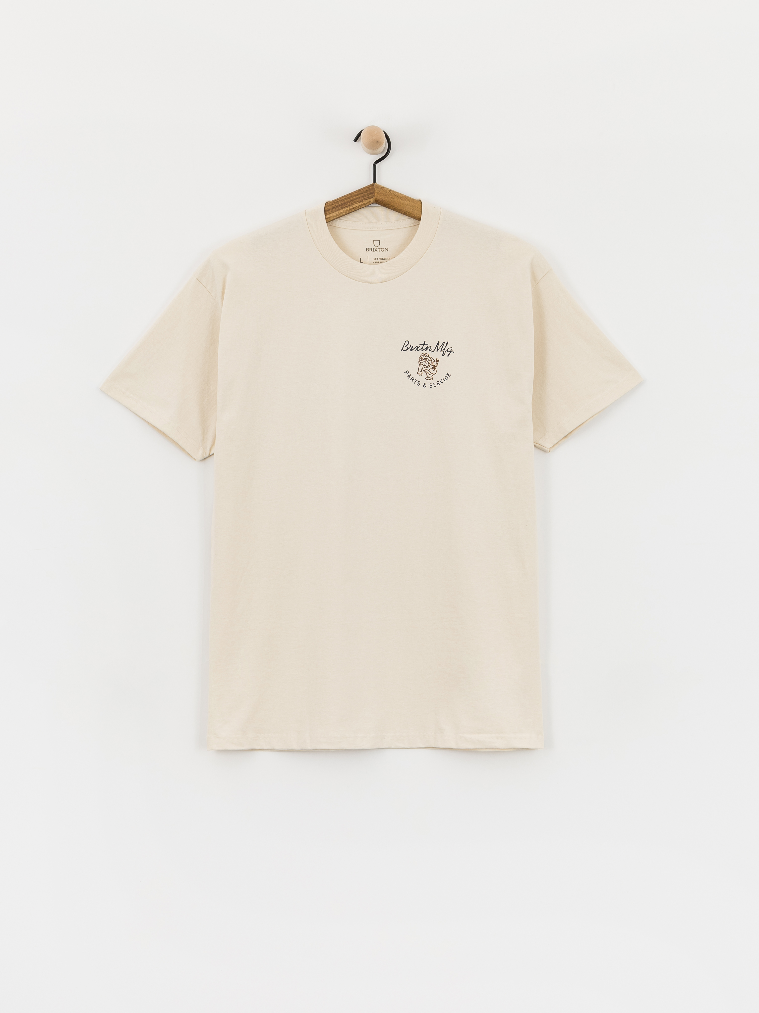 T-shirt Brixton Tolman Std (cream)