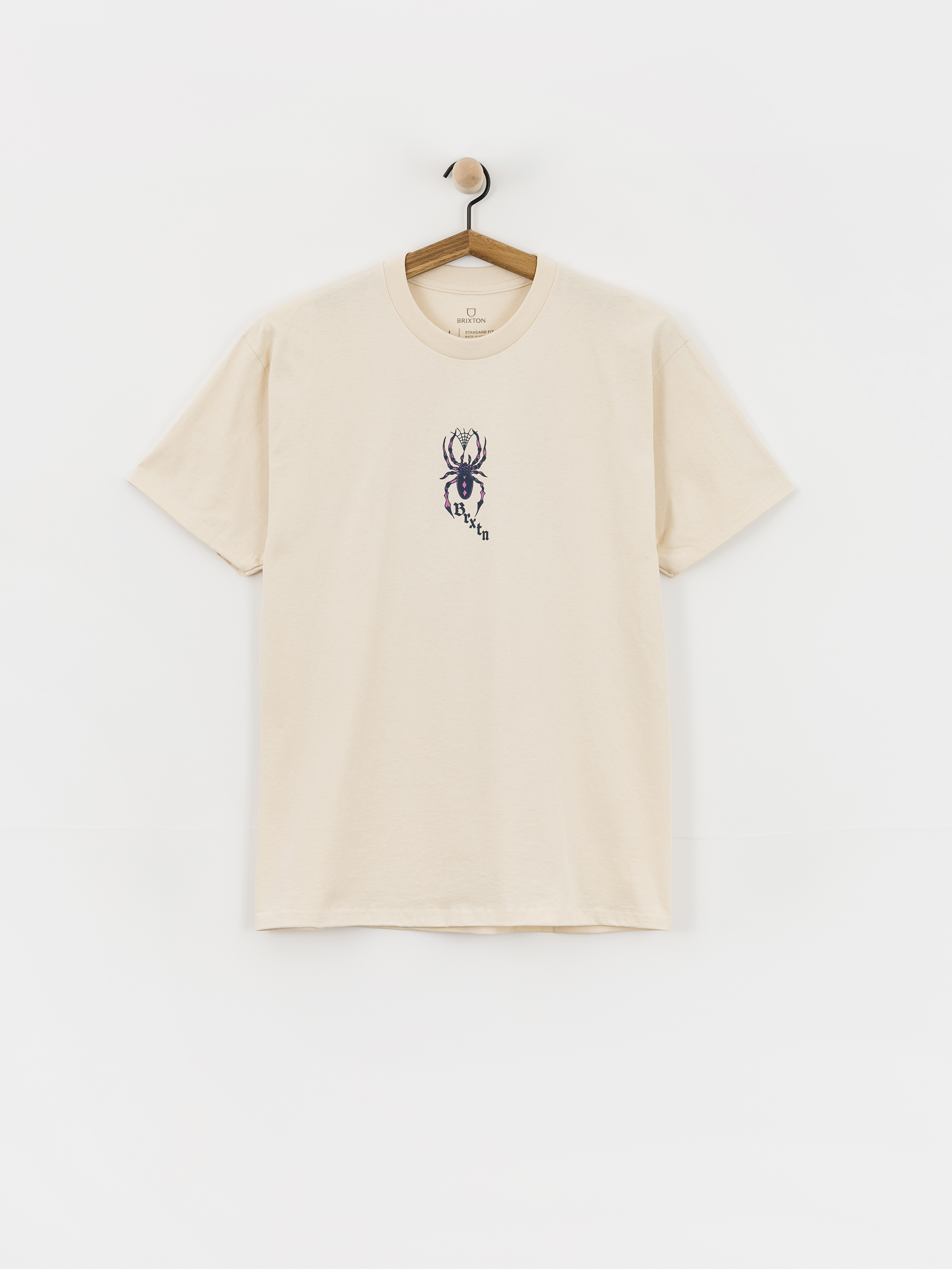 T-shirt Brixton Beasley Std (cream)