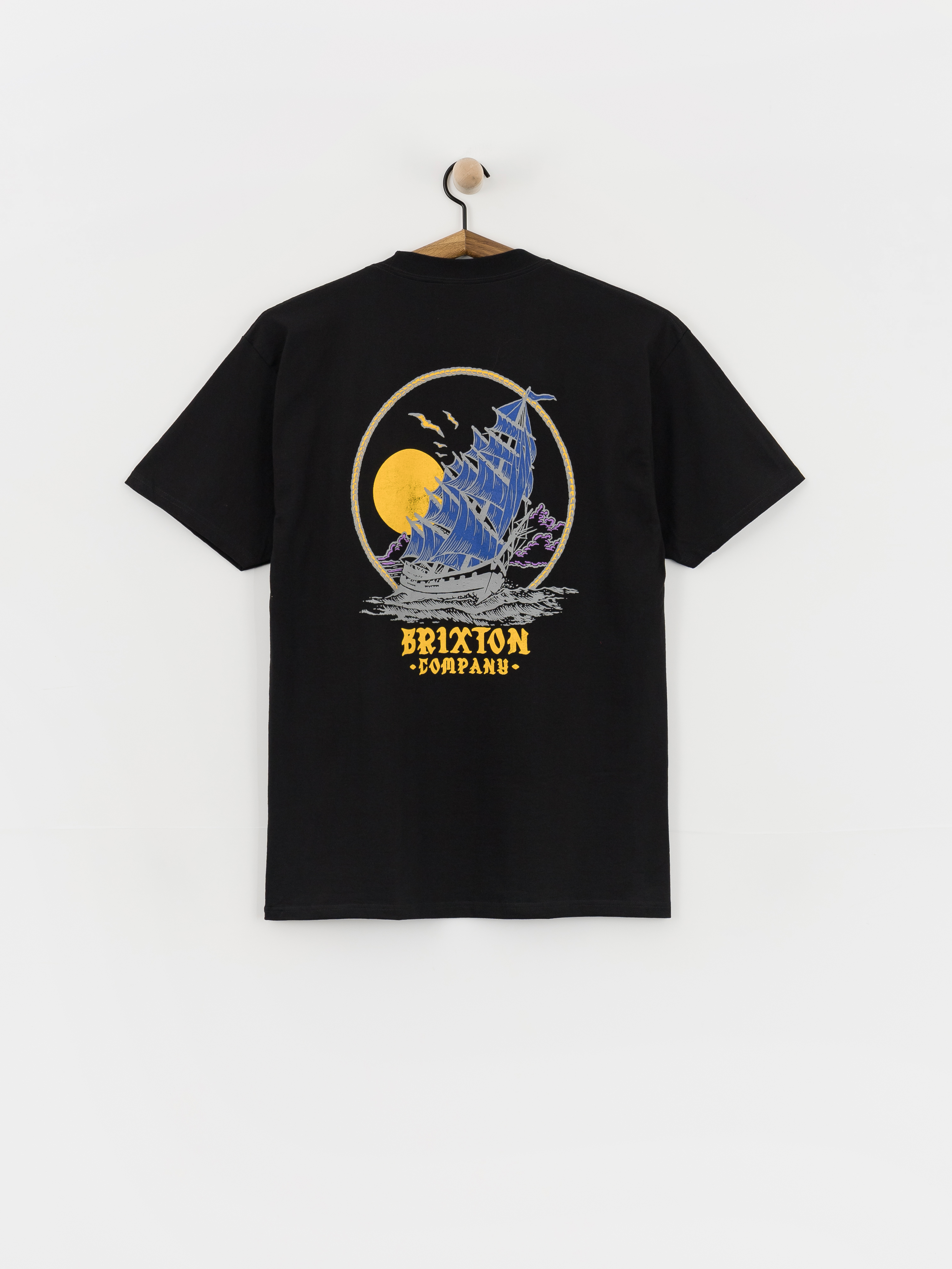 T-shirt Brixton High Seas Std (black)