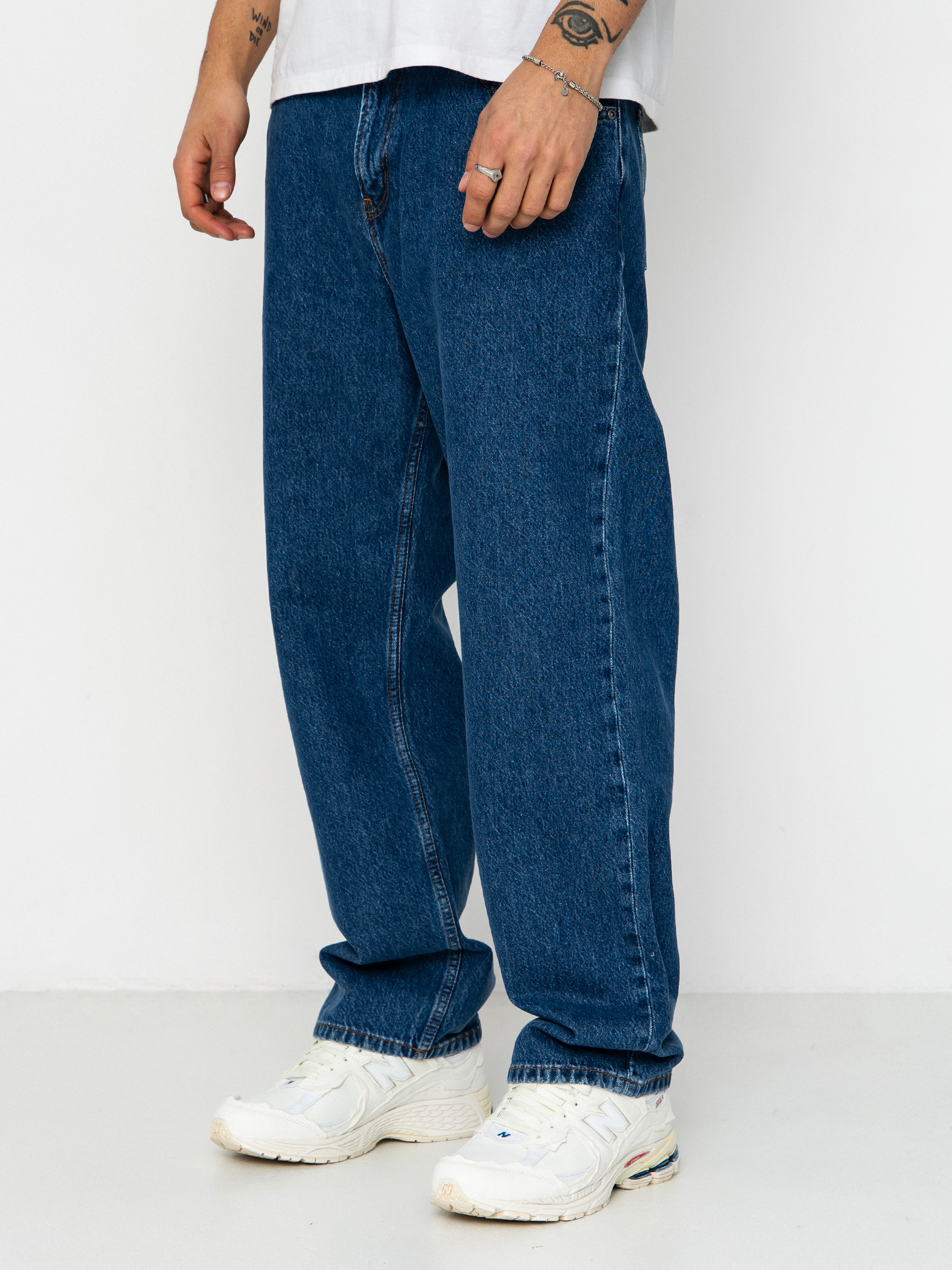 Spodnie Quiksilver Baggy Denim (stone indigo)